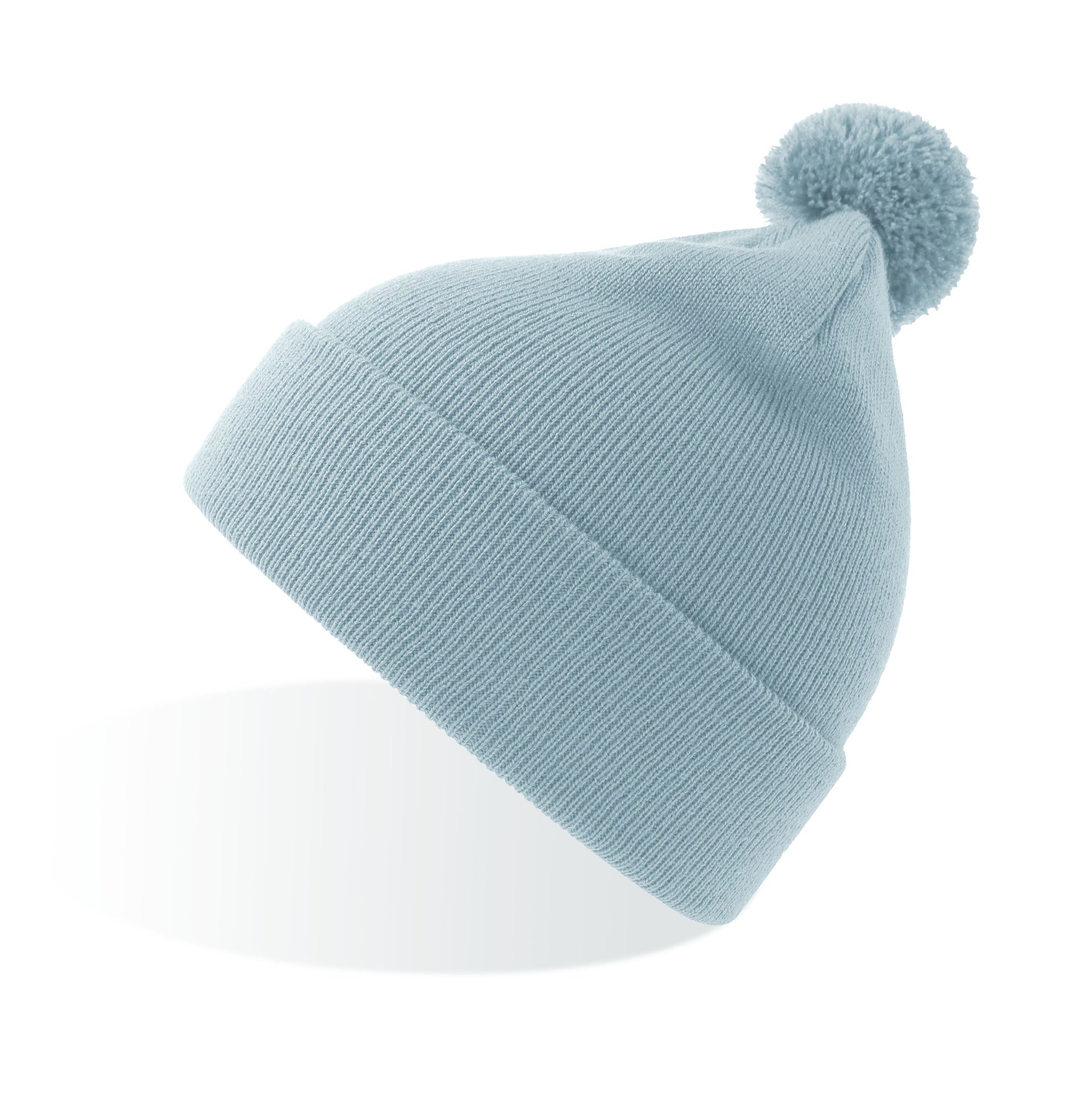 Bonnet à Pompon Pour Enfant - Light Blue