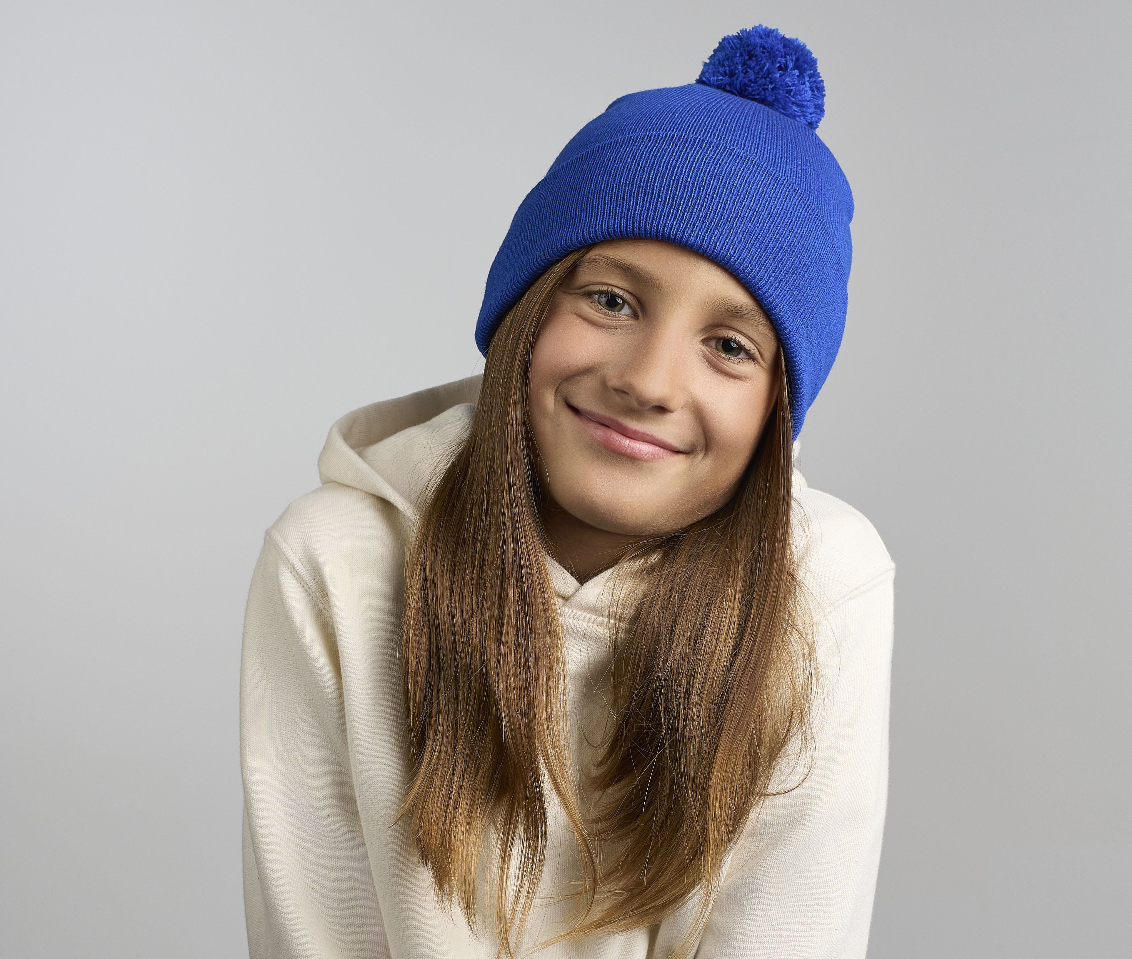 Bonnet à pompon pour enfant