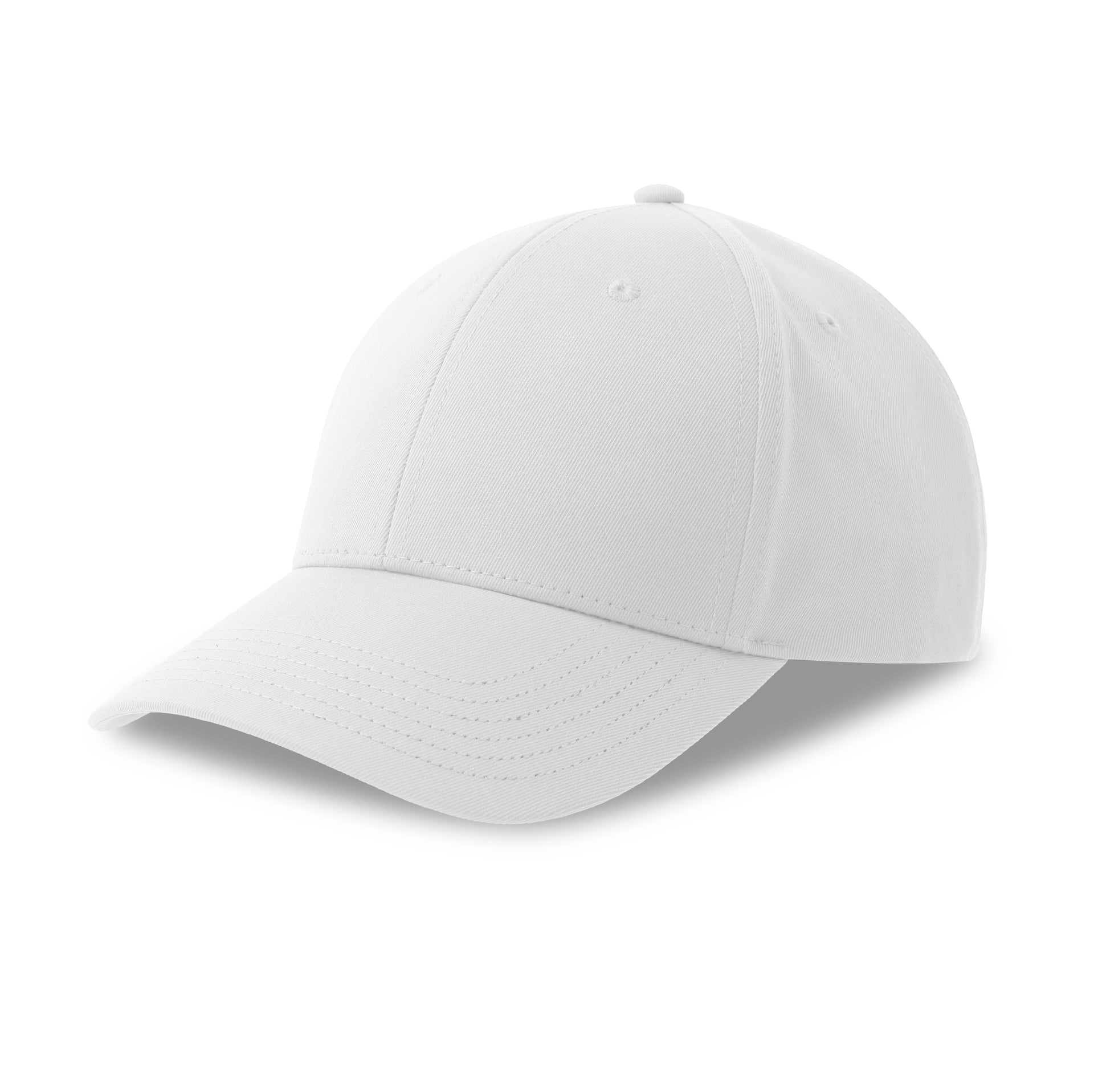 Casquette 6 Pans Respirante - White