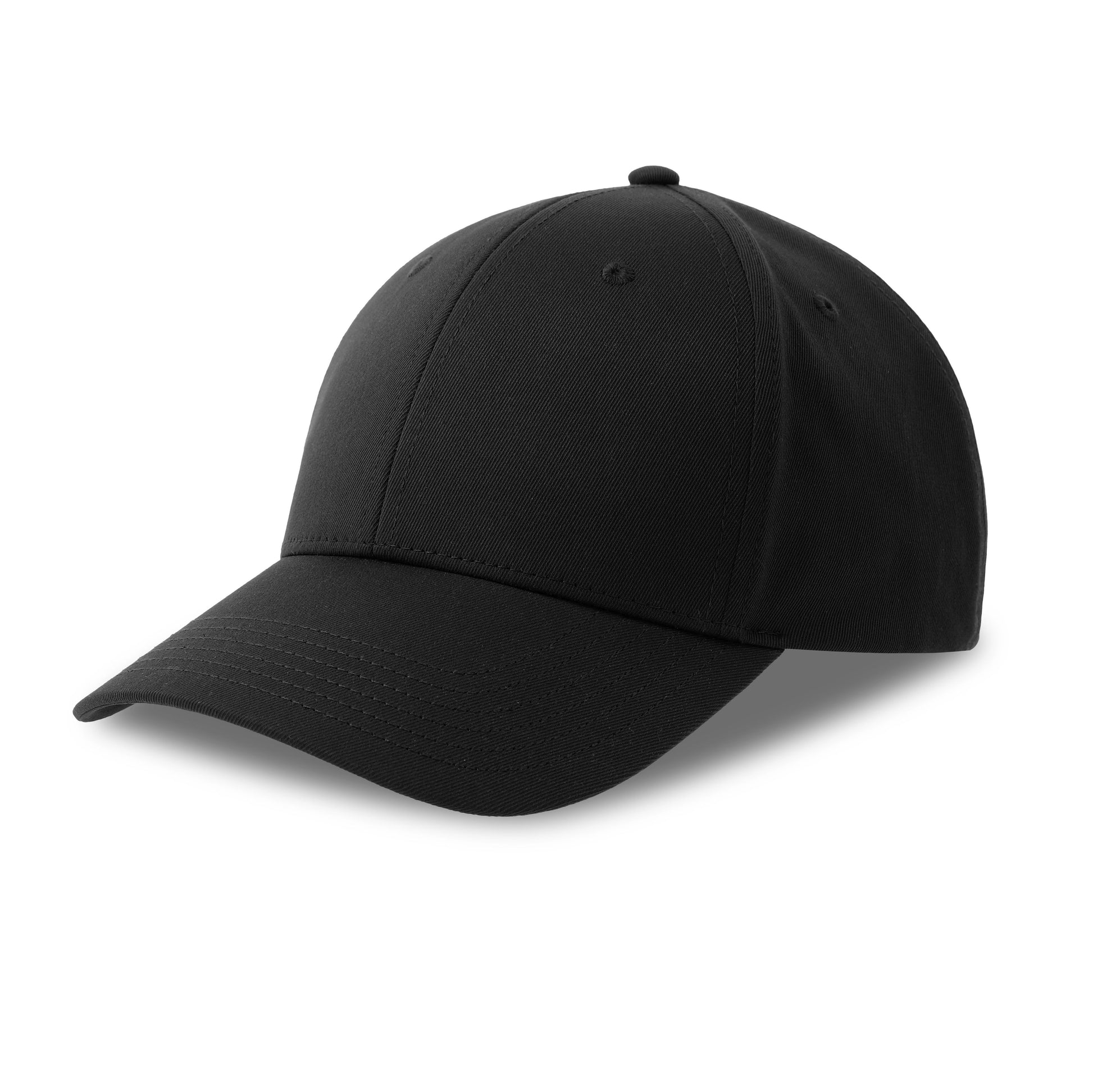 Casquette 6 Pans Respirante - Black