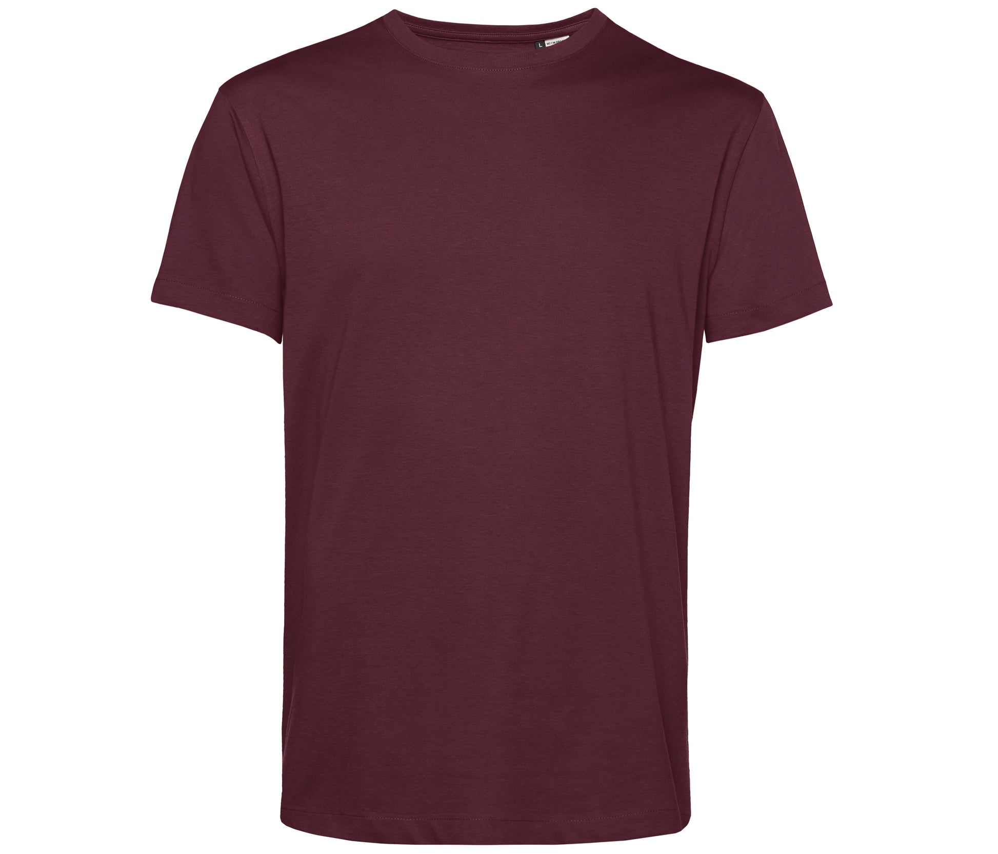 Tee-Shirt Homme Col Rond 150 Organique - Burgundy