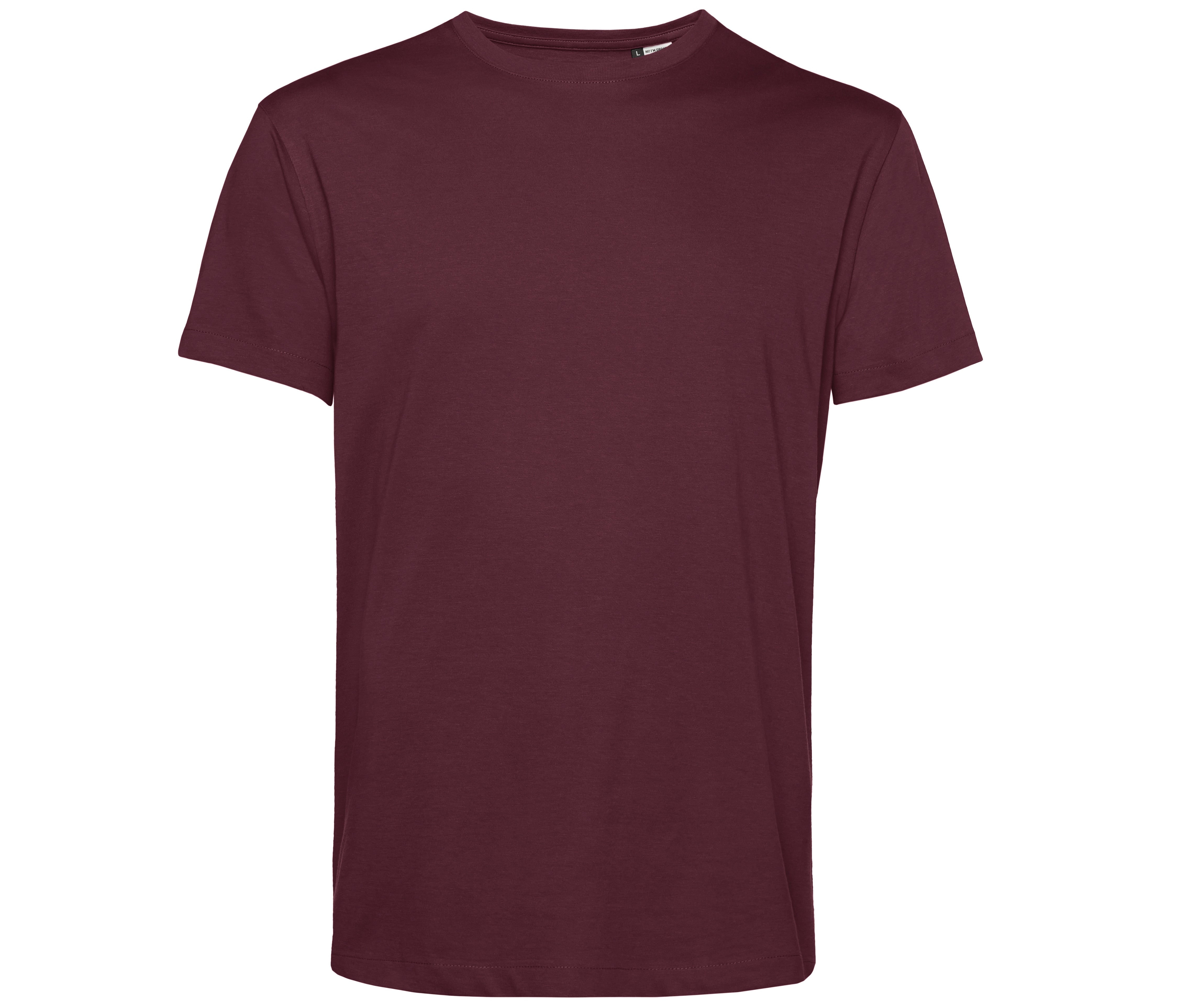 Tee-Shirt Homme Col Rond 150 Organique - Burgundy