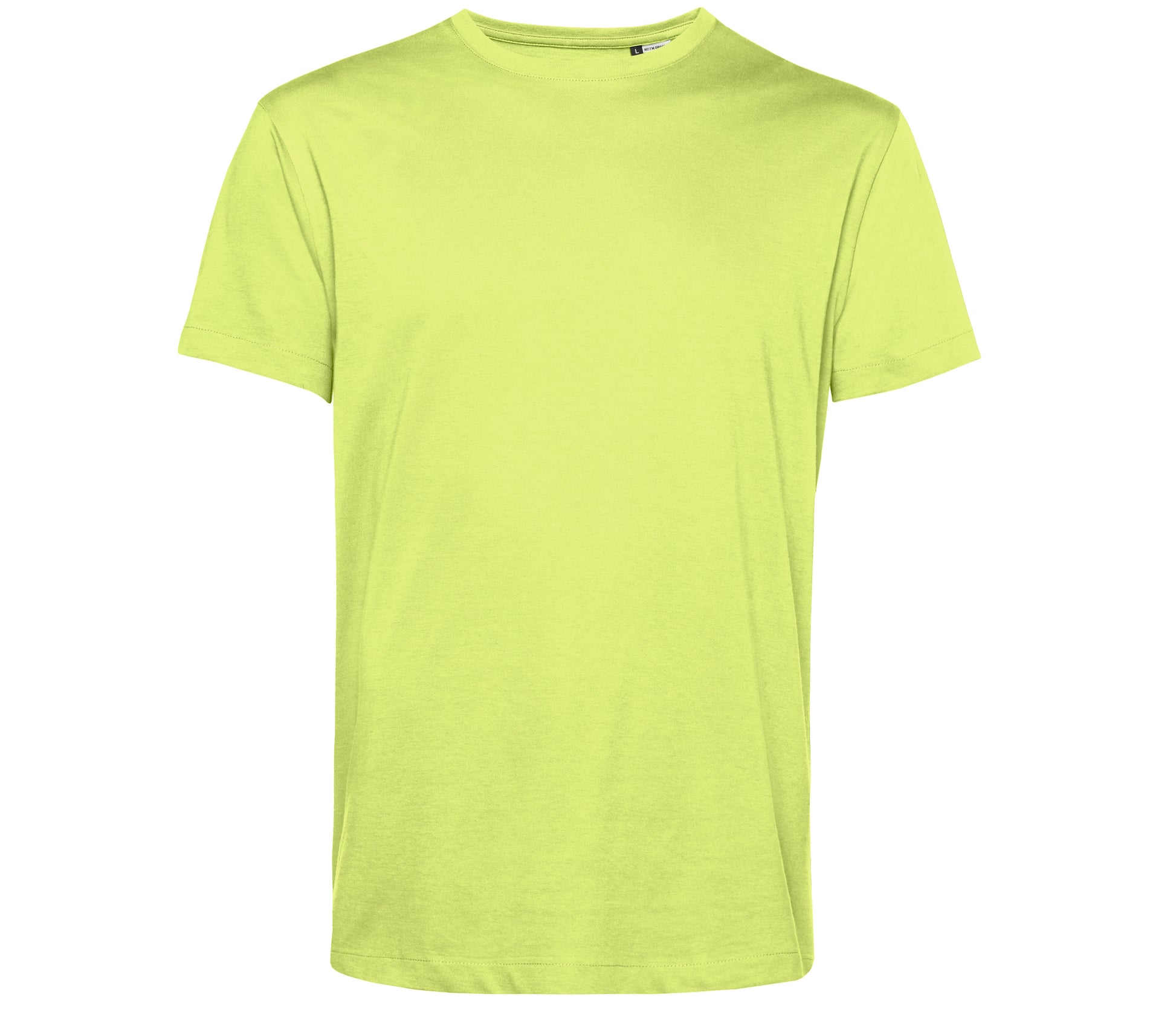 Tee-Shirt Homme Col Rond 150 Organique - Lime