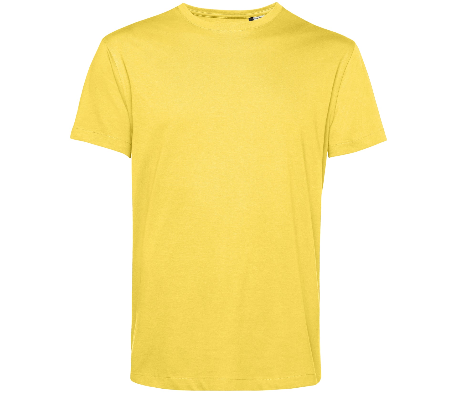 Tee-Shirt Homme Col Rond 150 Organique - Yellow Fizz