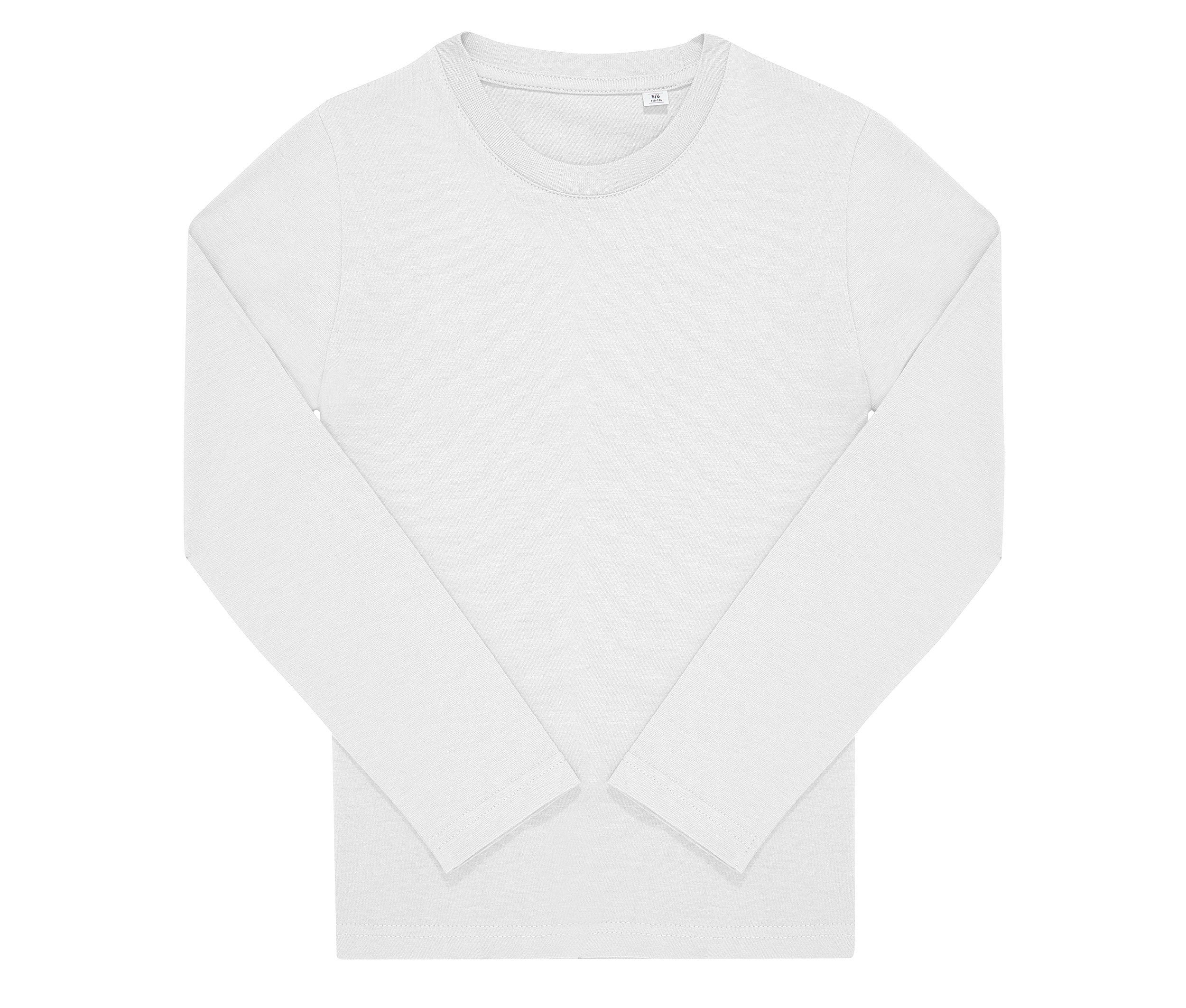 Tee-Shirt Manches Longues Enfant 150 - White