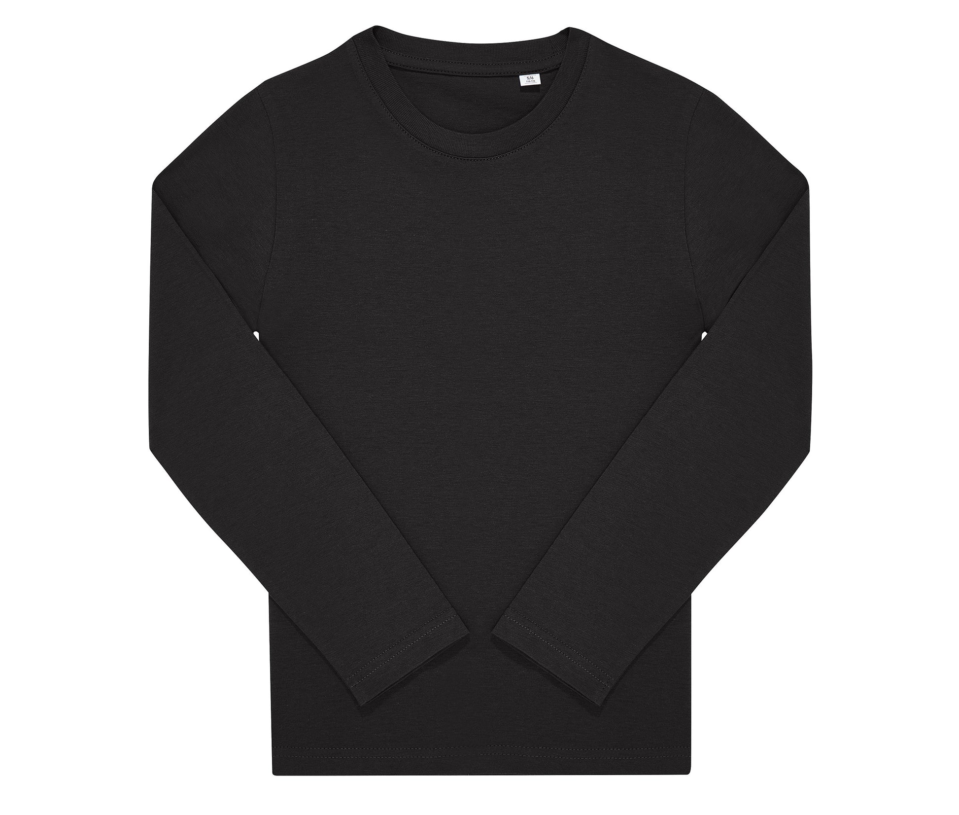 Tee-Shirt Manches Longues Enfant 150 - Black