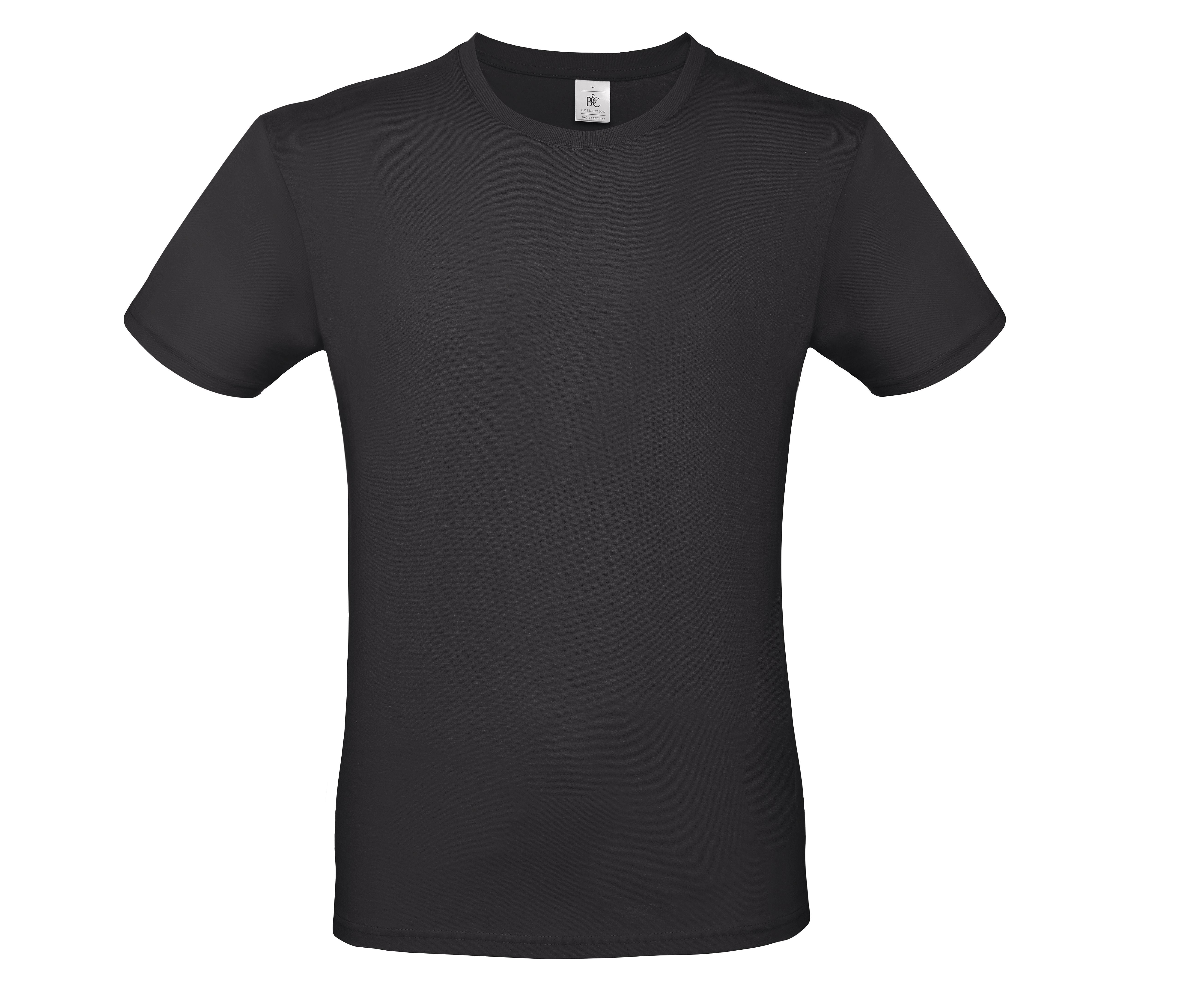 Tee-Shirt Homme Col Rond 150 - Black Pure