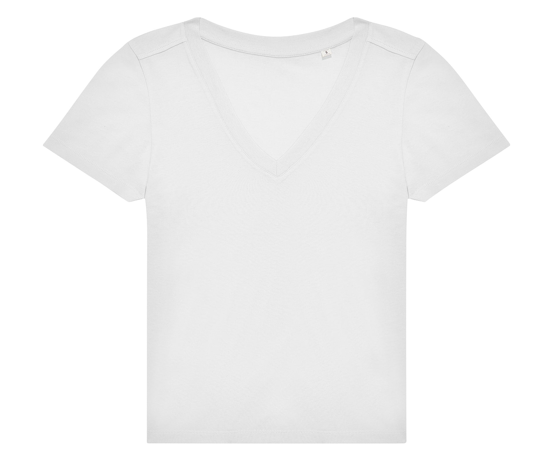 Tee-Shirt Femme Col V 150 - White