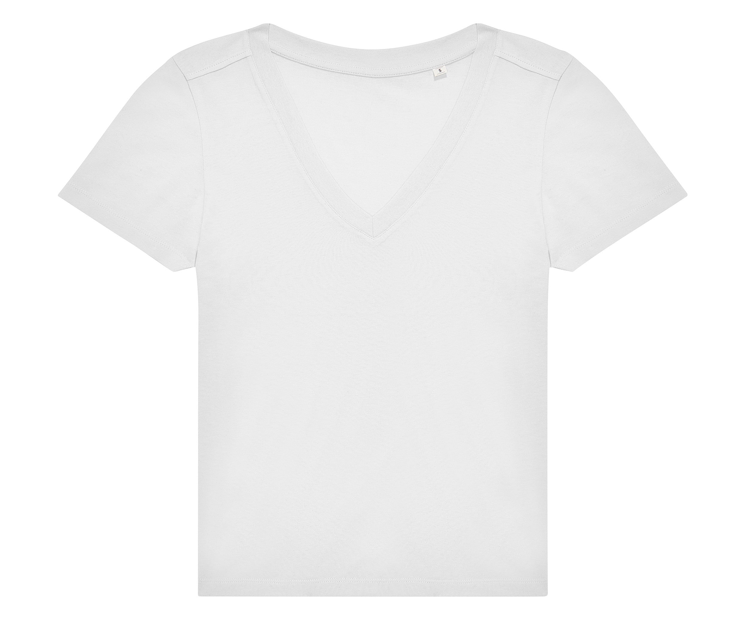 Tee-Shirt Femme Col V 150 - White