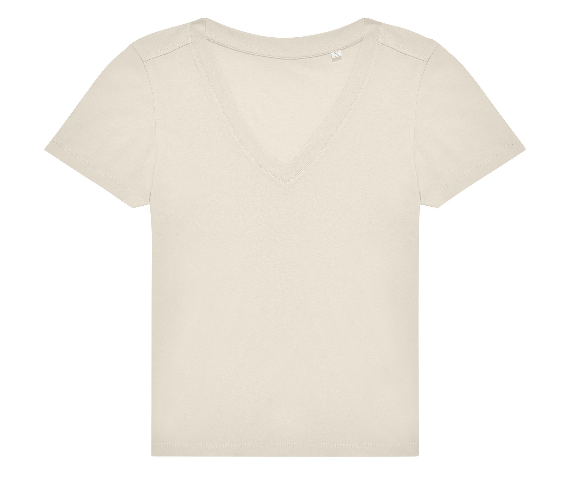 Tee-Shirt Femme Col V 150 - Off White