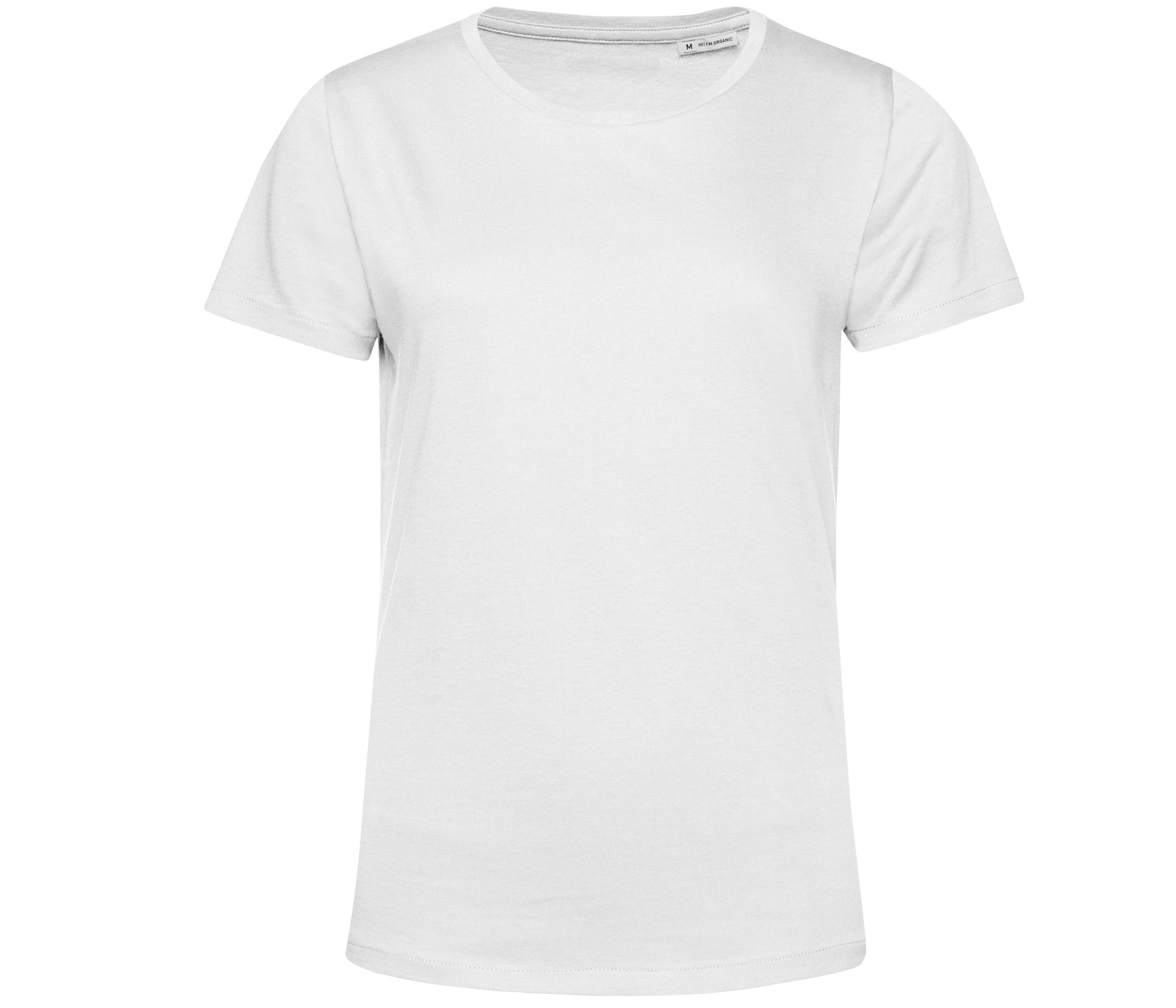 Tee-Shirt Femme Col Rond 150 Organique - White