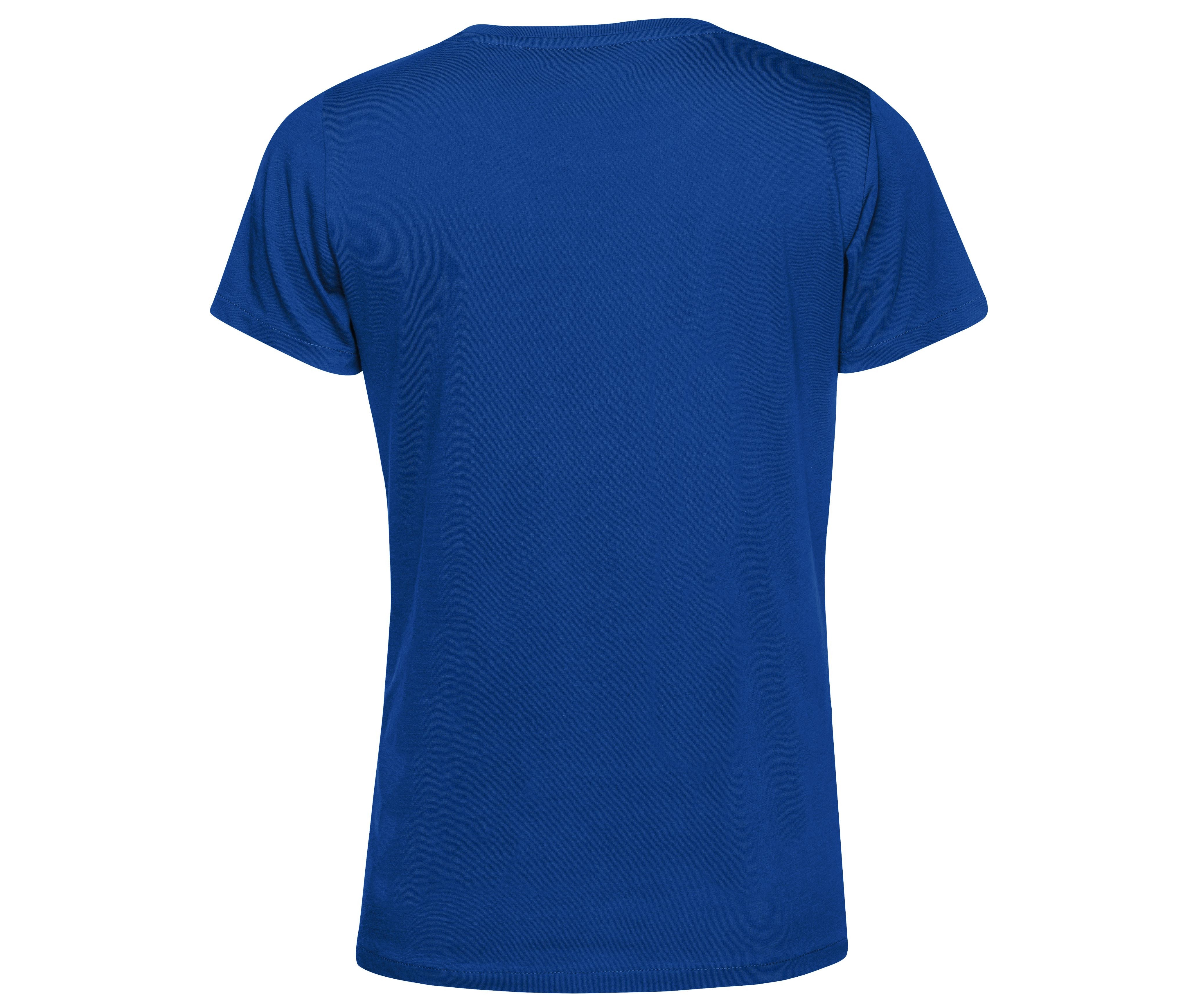 Tee-Shirt Femme Col Rond 150 Organique - Royal