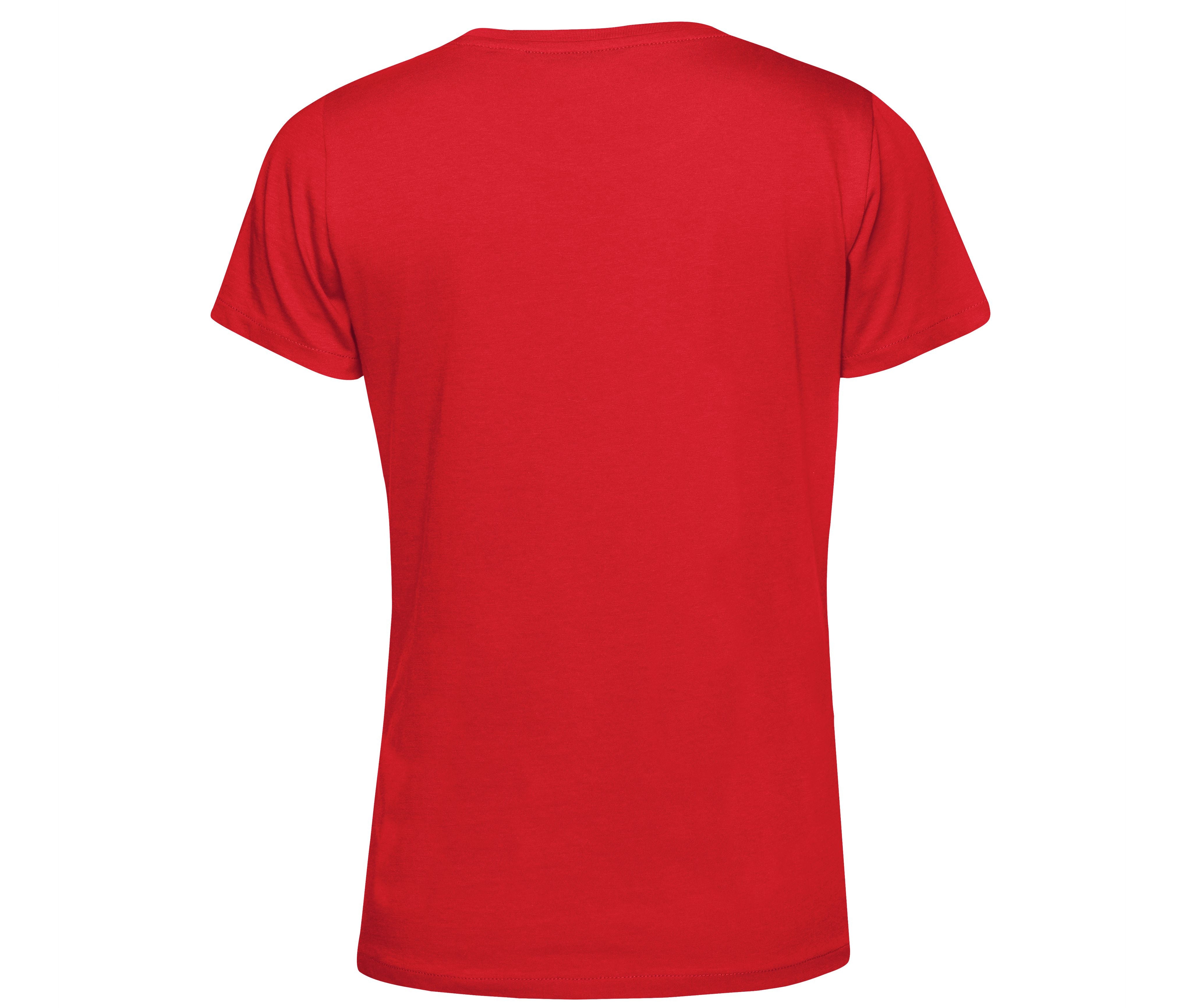 Tee-Shirt Femme Col Rond 150 Organique - Red