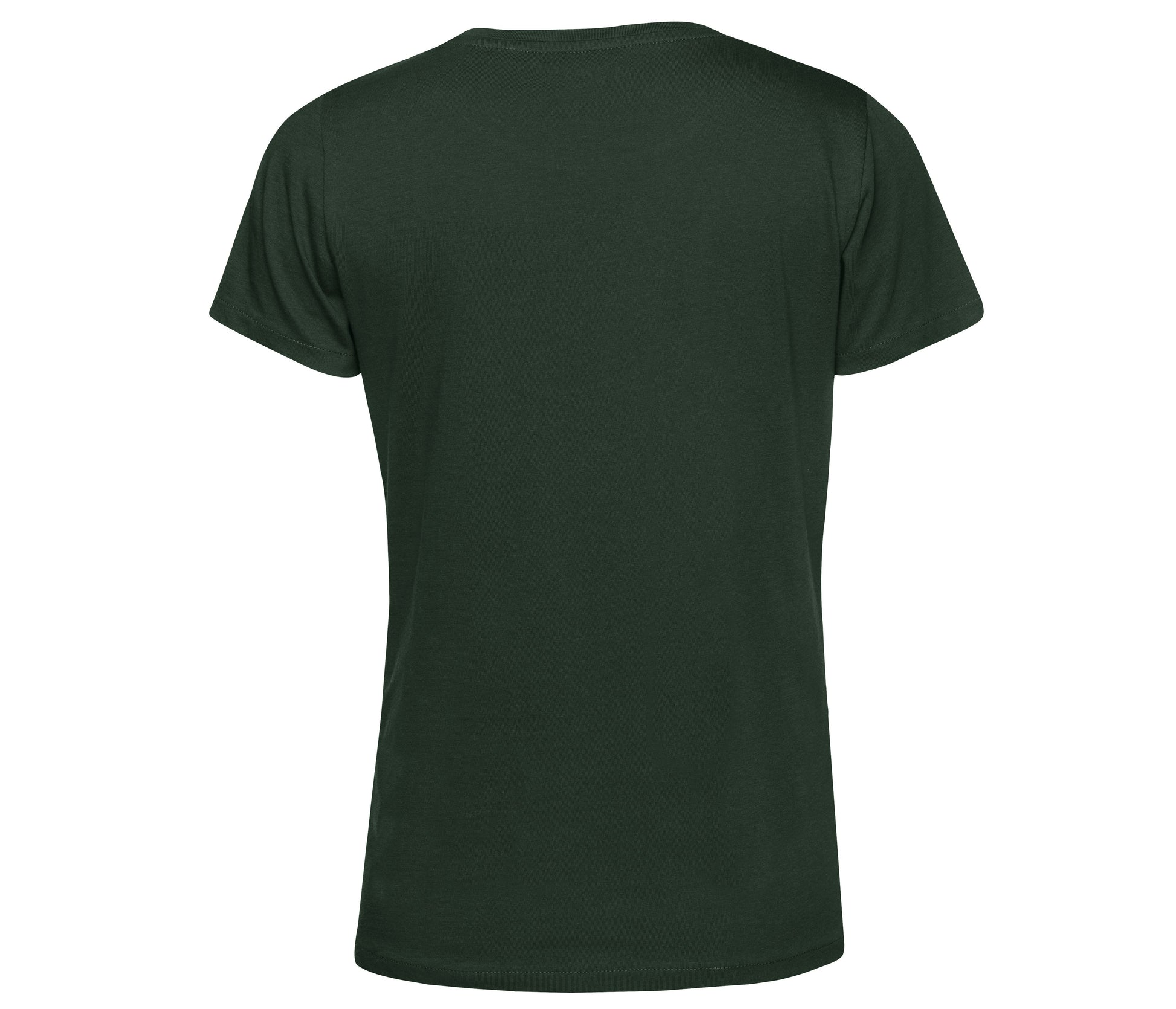 Tee-Shirt Femme Col Rond 150 Organique - Forest Green