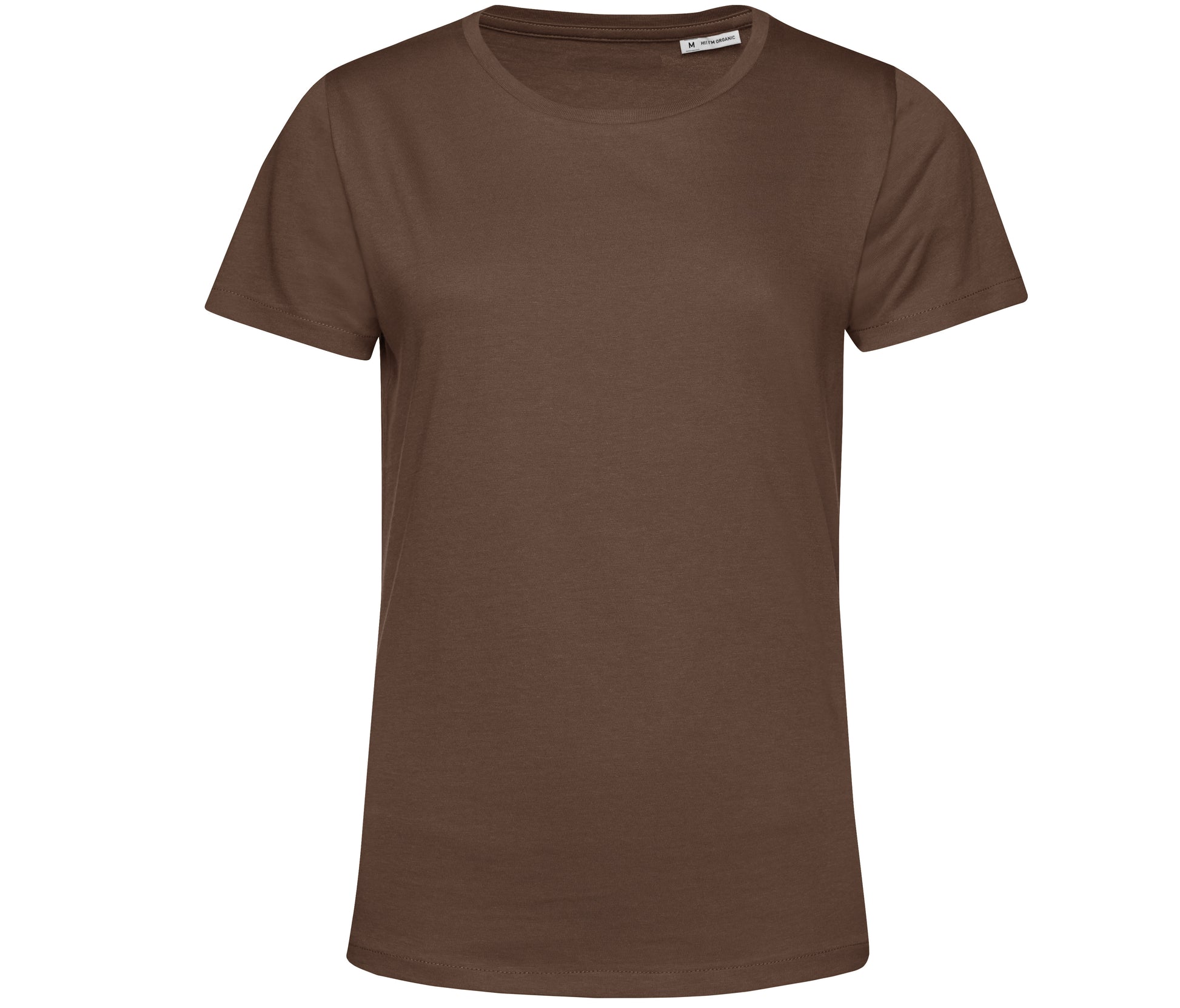 Tee-Shirt Femme Col Rond 150 Organique - Mocha