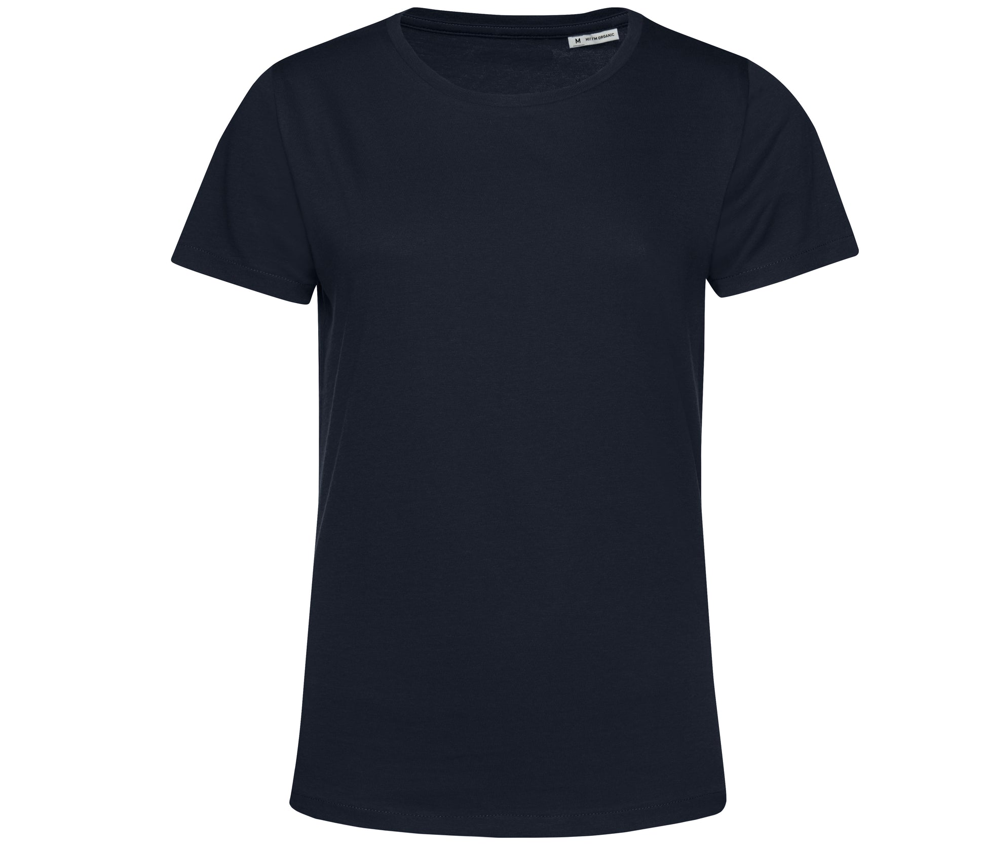 Tee-Shirt Femme Col Rond 150 Organique - Navy Blue