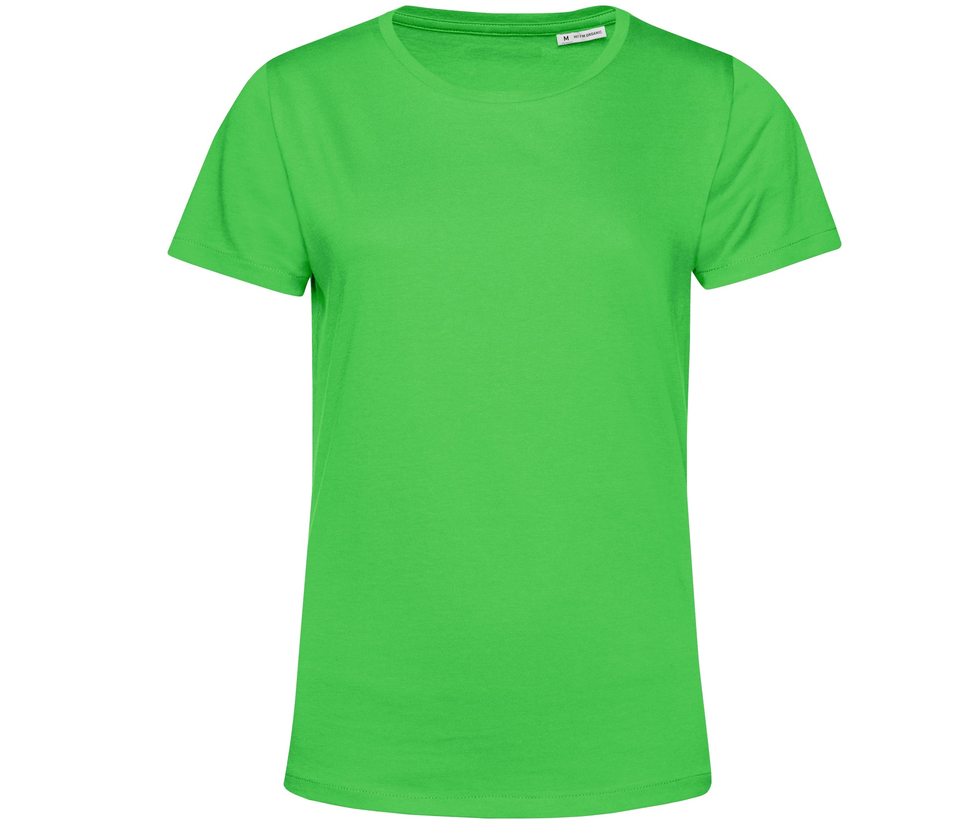 Tee-Shirt Femme Col Rond 150 Organique - Apple Green