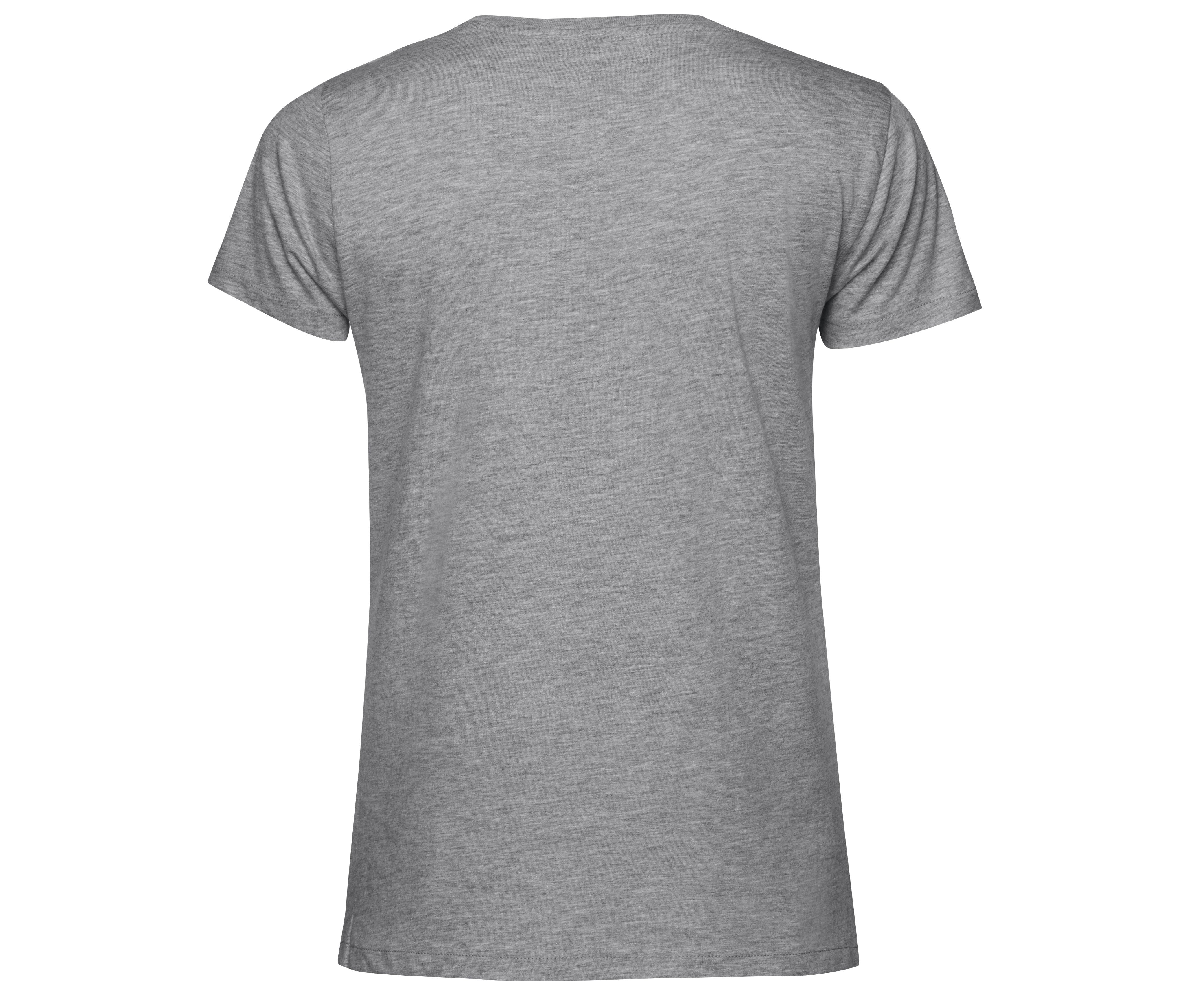 Tee-Shirt Femme Col Rond 150 Organique - Heather Grey