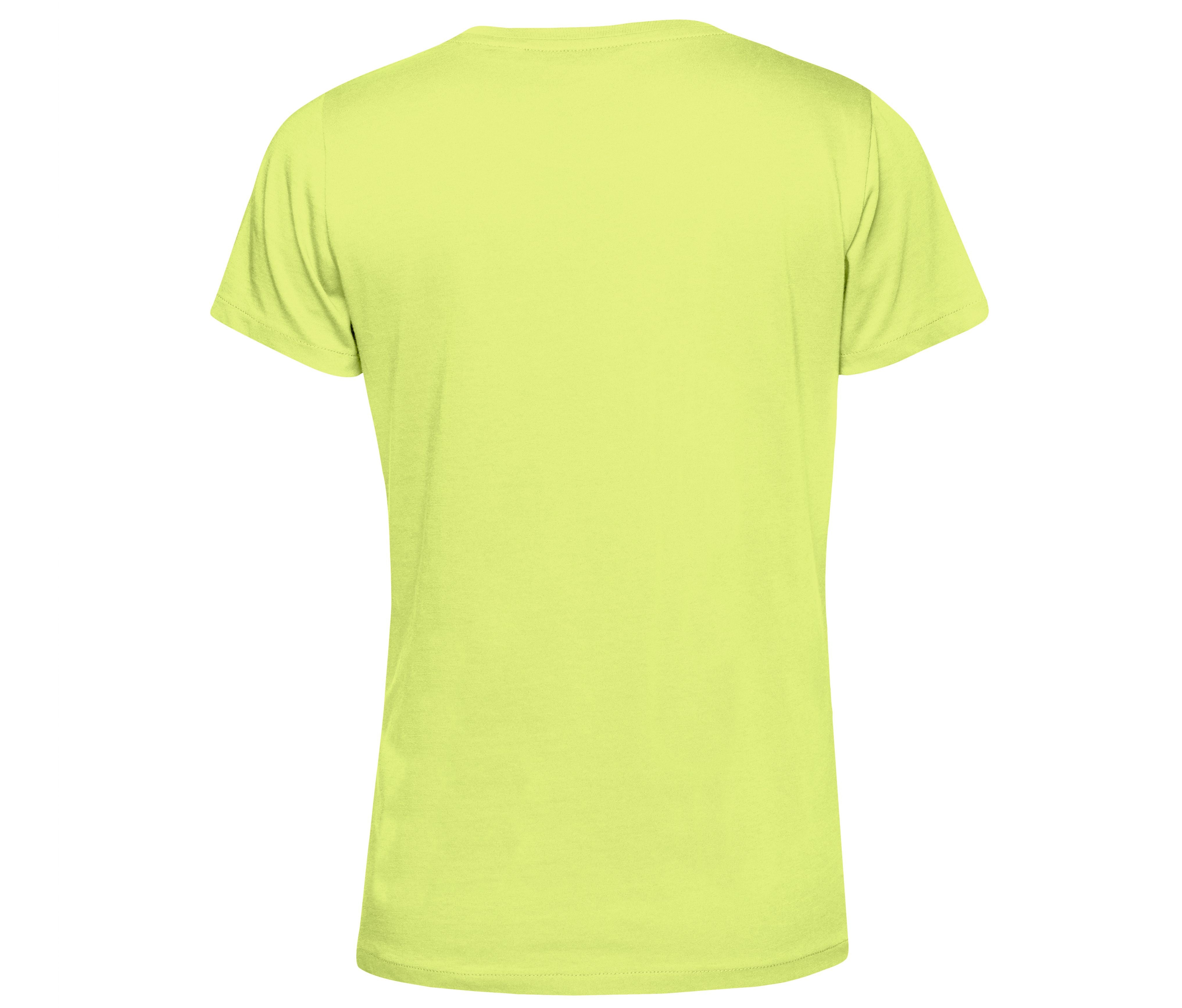 Tee-Shirt Femme Col Rond 150 Organique - Lime