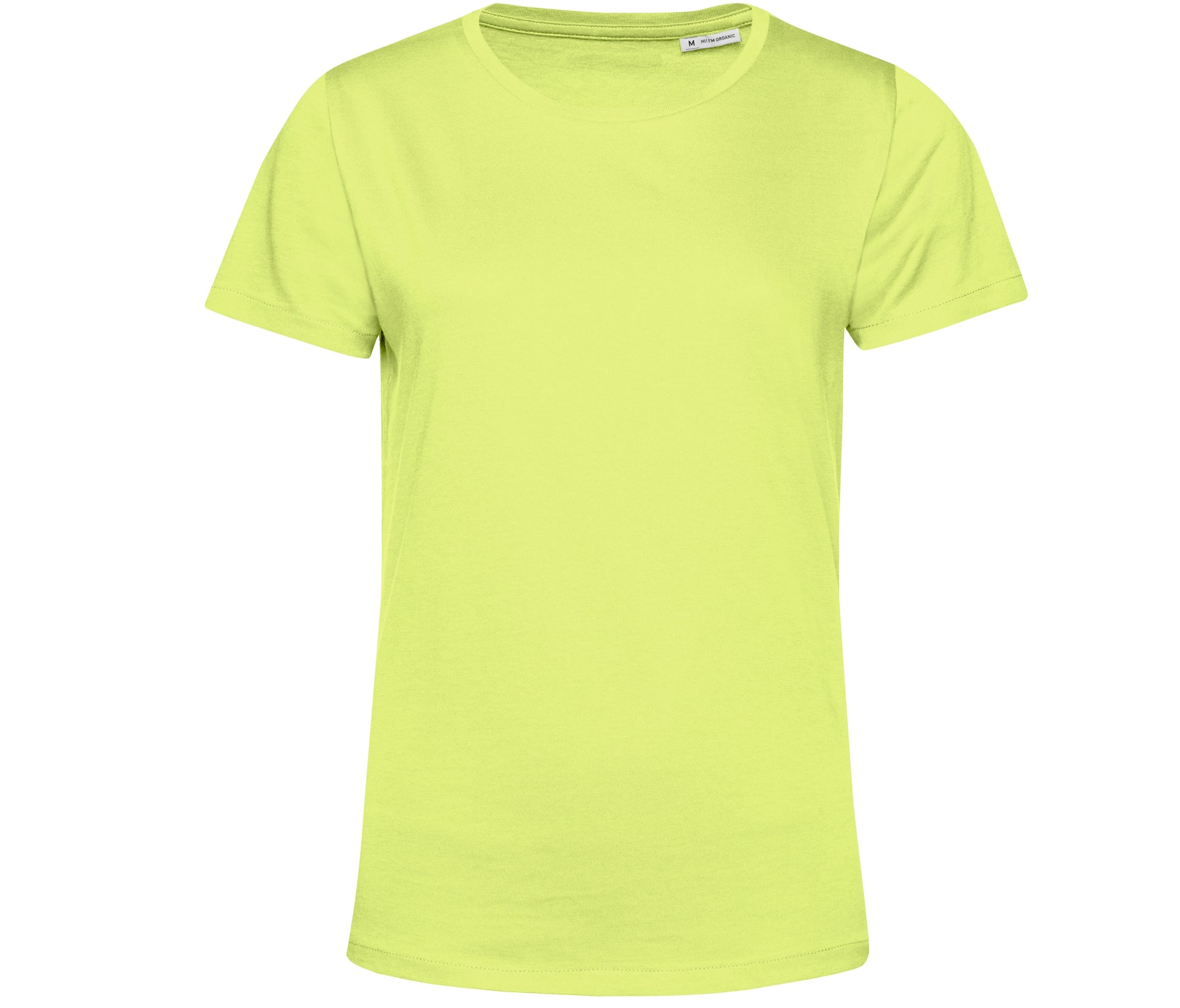 Tee-Shirt Femme Col Rond 150 Organique - Lime