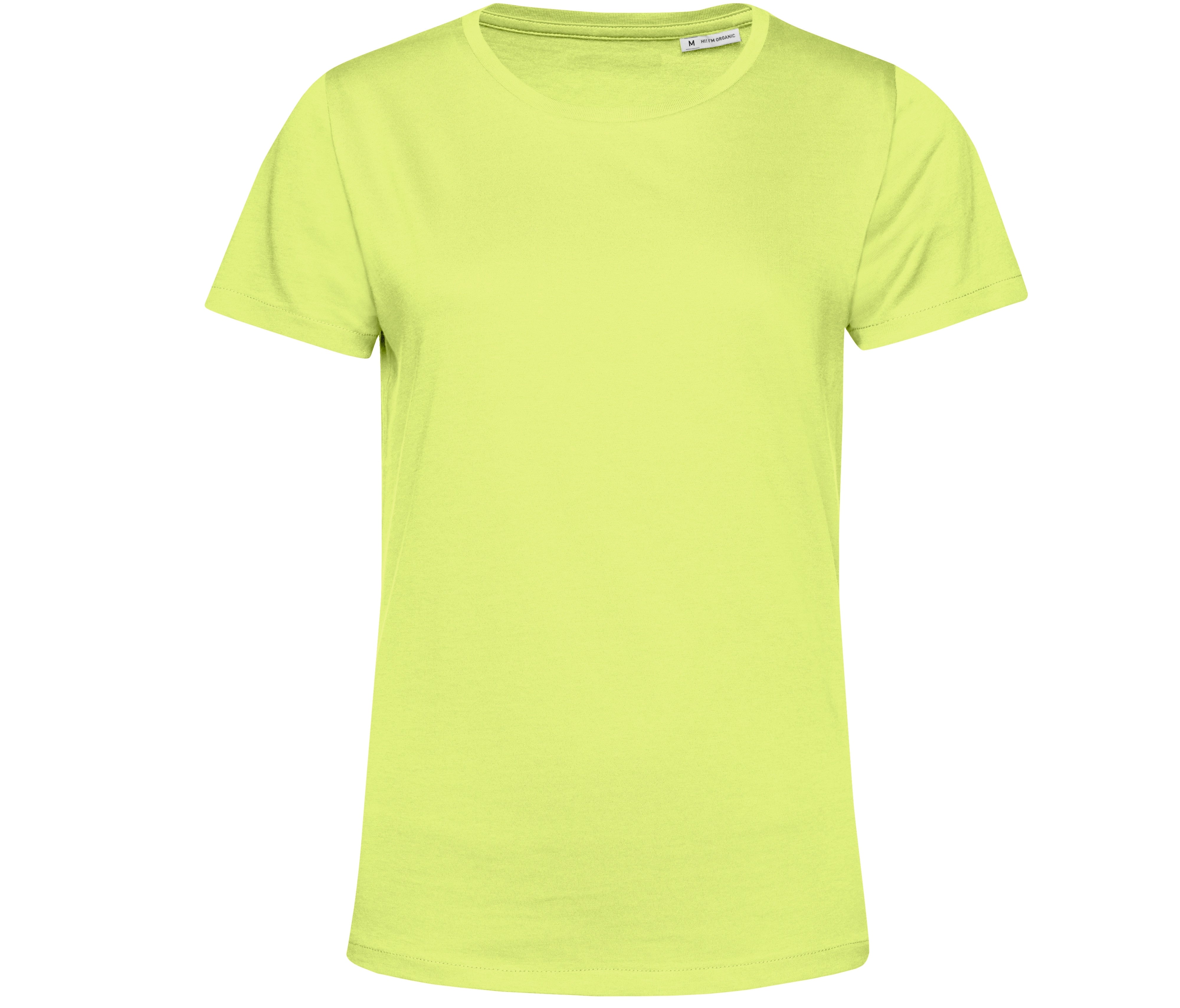 Tee-Shirt Femme Col Rond 150 Organique - Lime