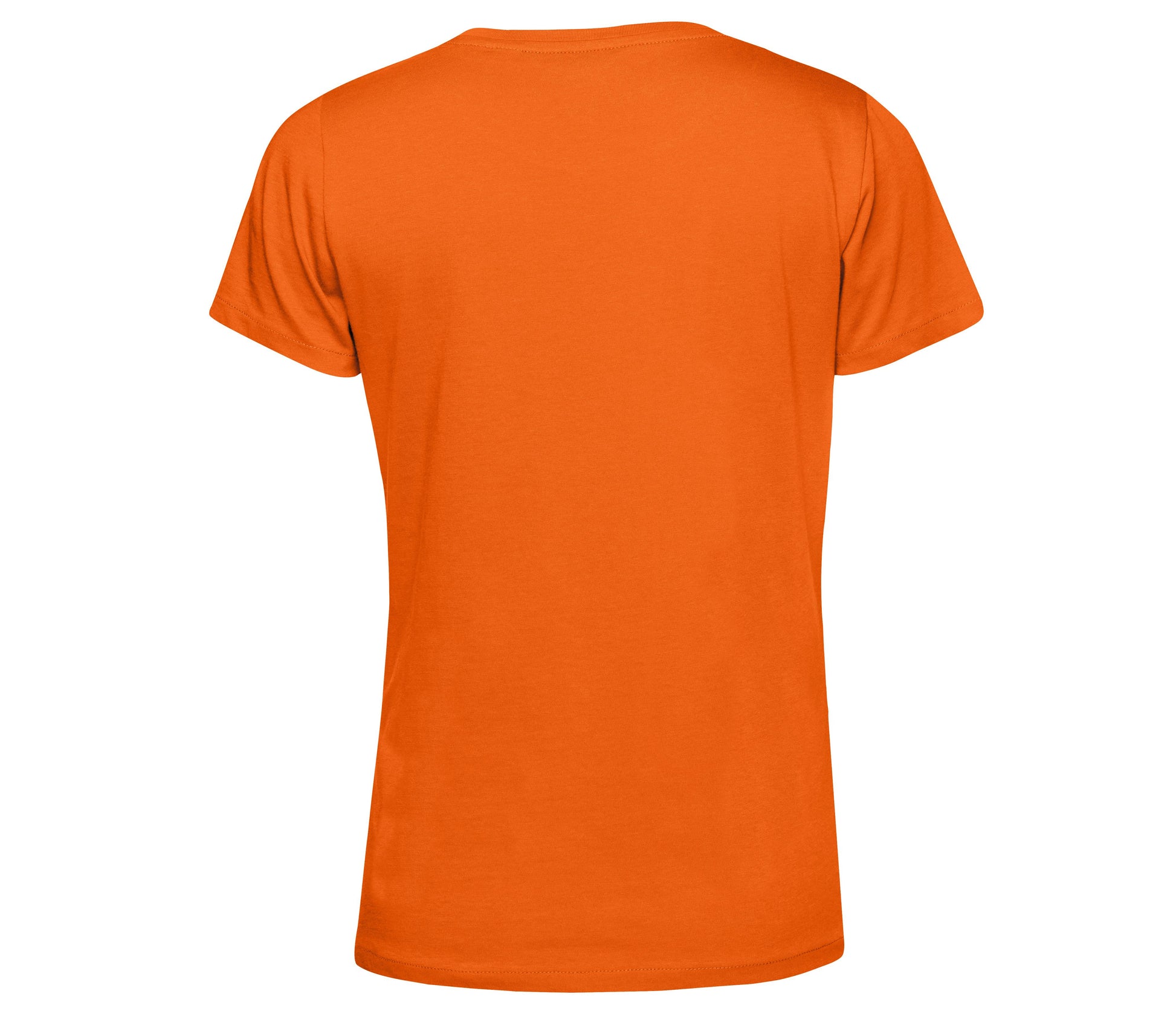 Tee-Shirt Femme Col Rond 150 Organique - Pure Orange