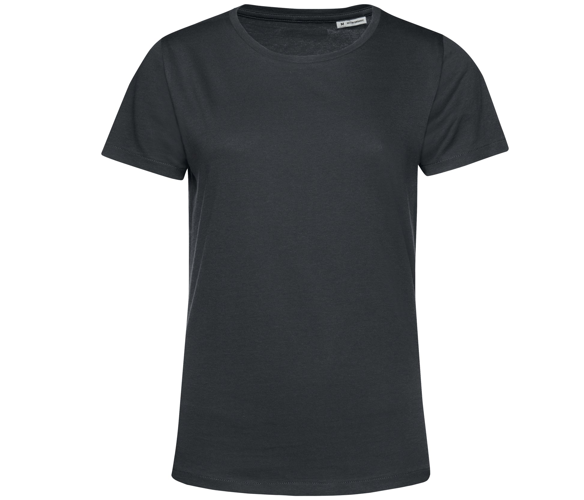 Tee-Shirt Femme Col Rond 150 Organique - Asphalt
