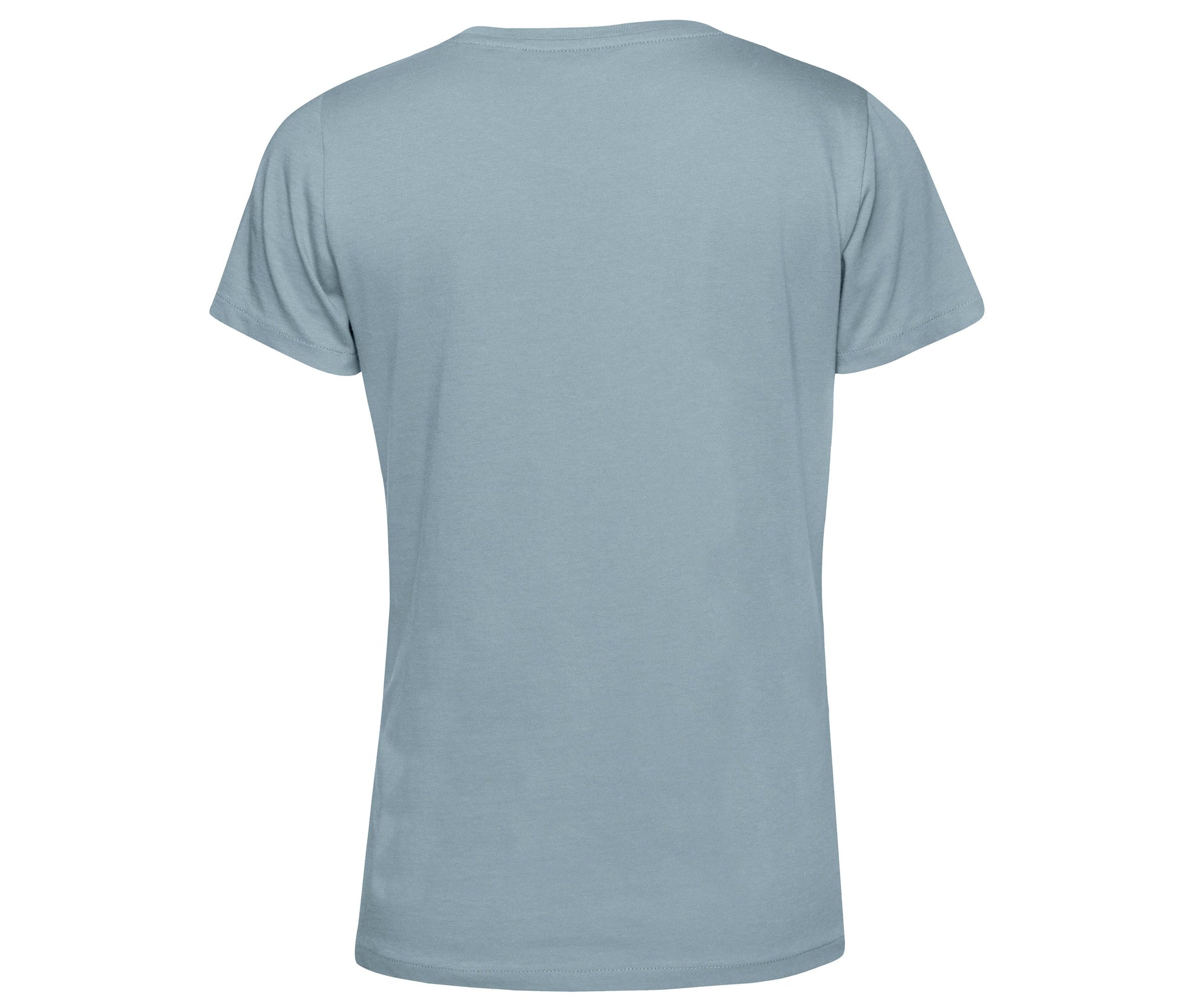 Tee-Shirt Femme Col Rond 150 Organique - Blue Fog
