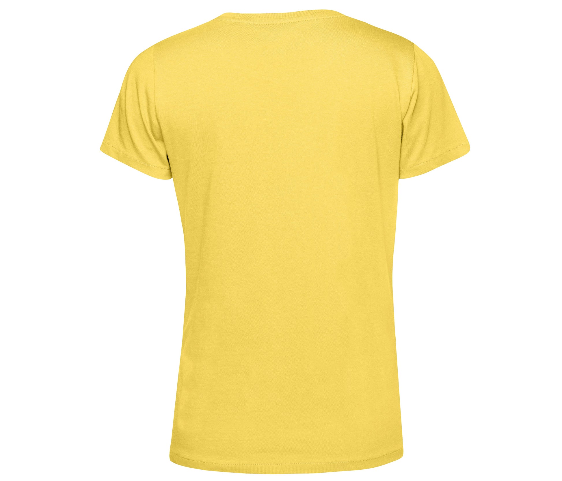 Tee-Shirt Femme Col Rond 150 Organique - Yellow Fizz