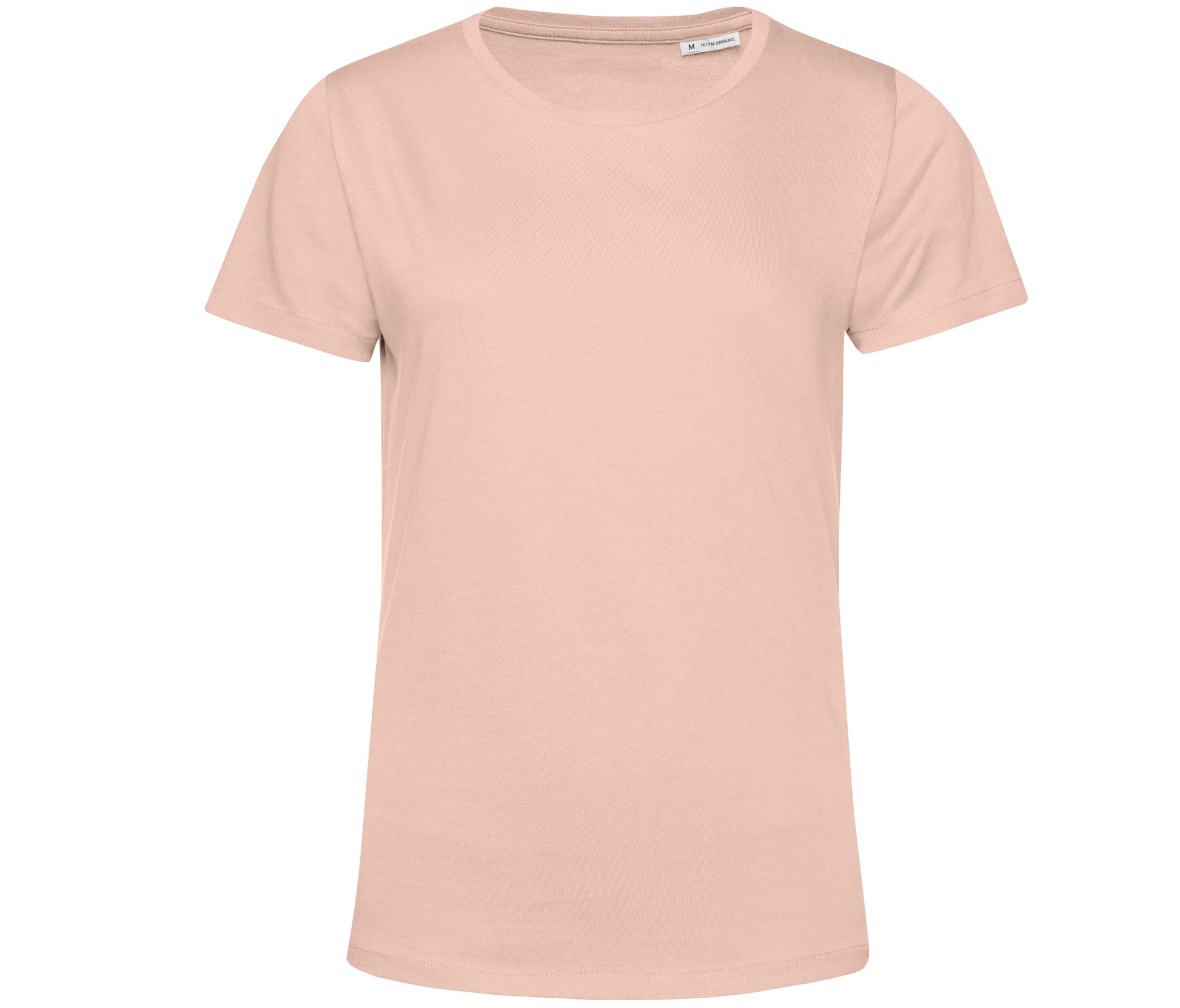 Tee-Shirt Femme Col Rond 150 Organique - Soft Rose