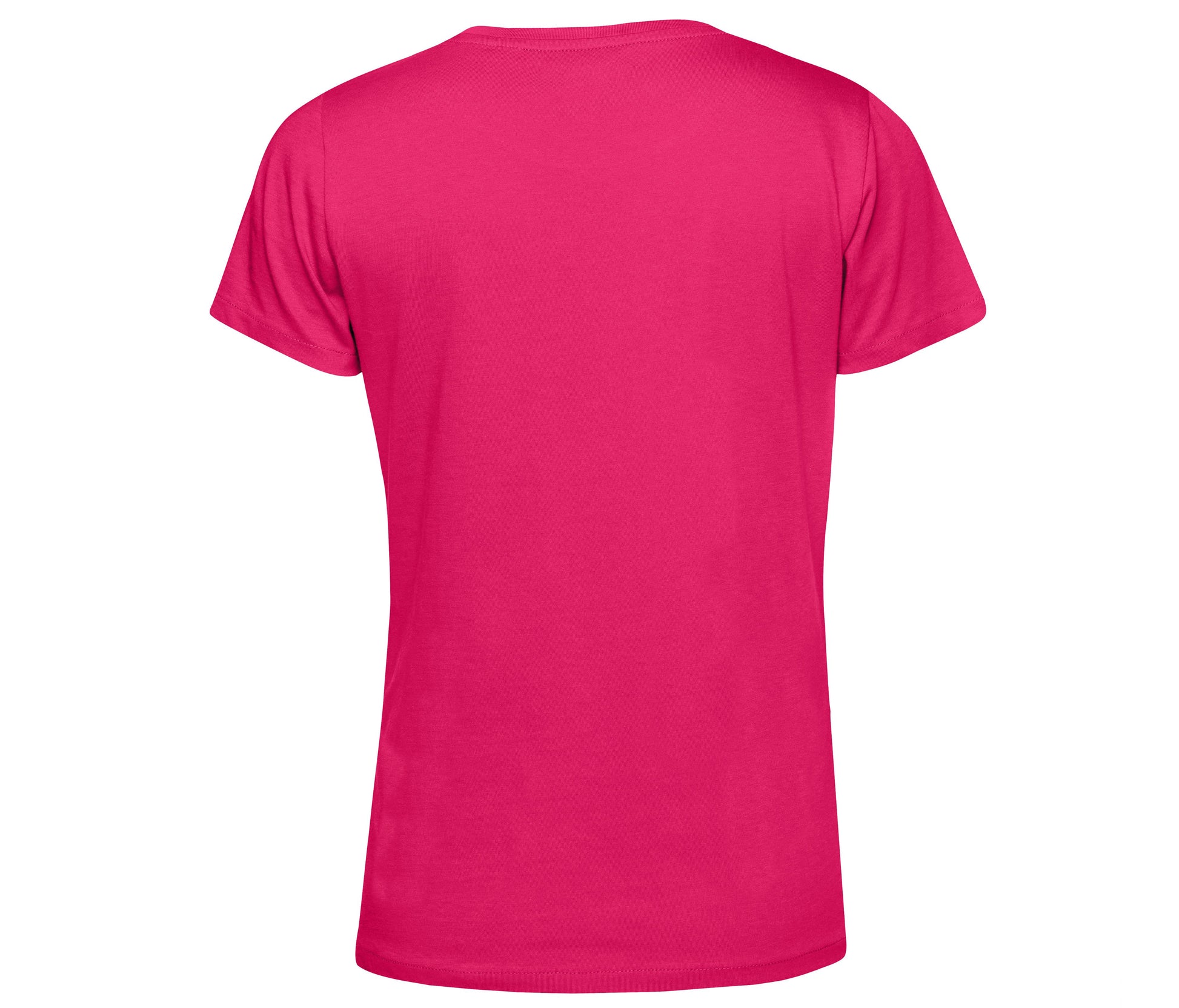 Tee-Shirt Femme Col Rond 150 Organique - Magenta Pink