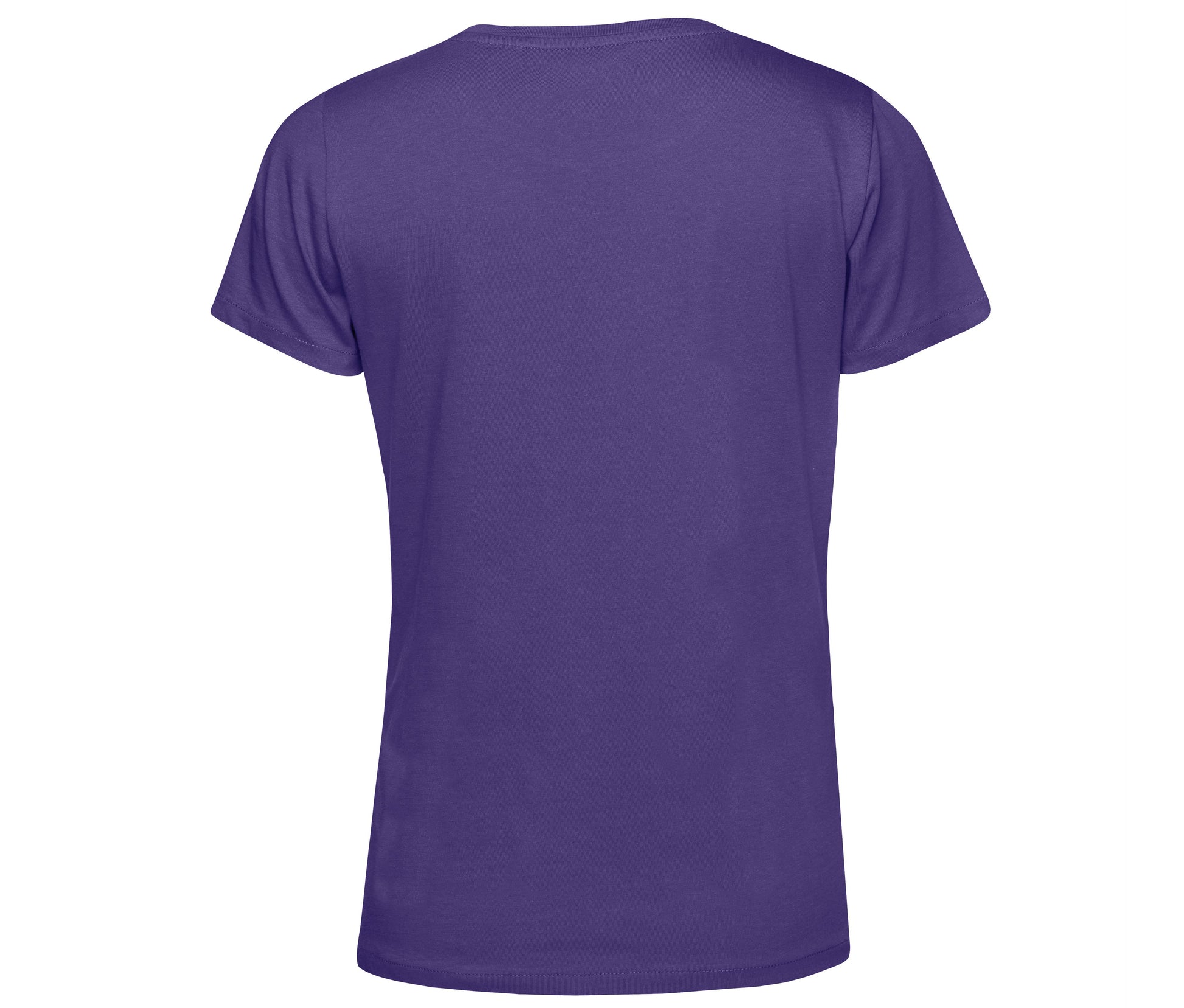 Tee-Shirt Femme Col Rond 150 Organique - Radiant Purple