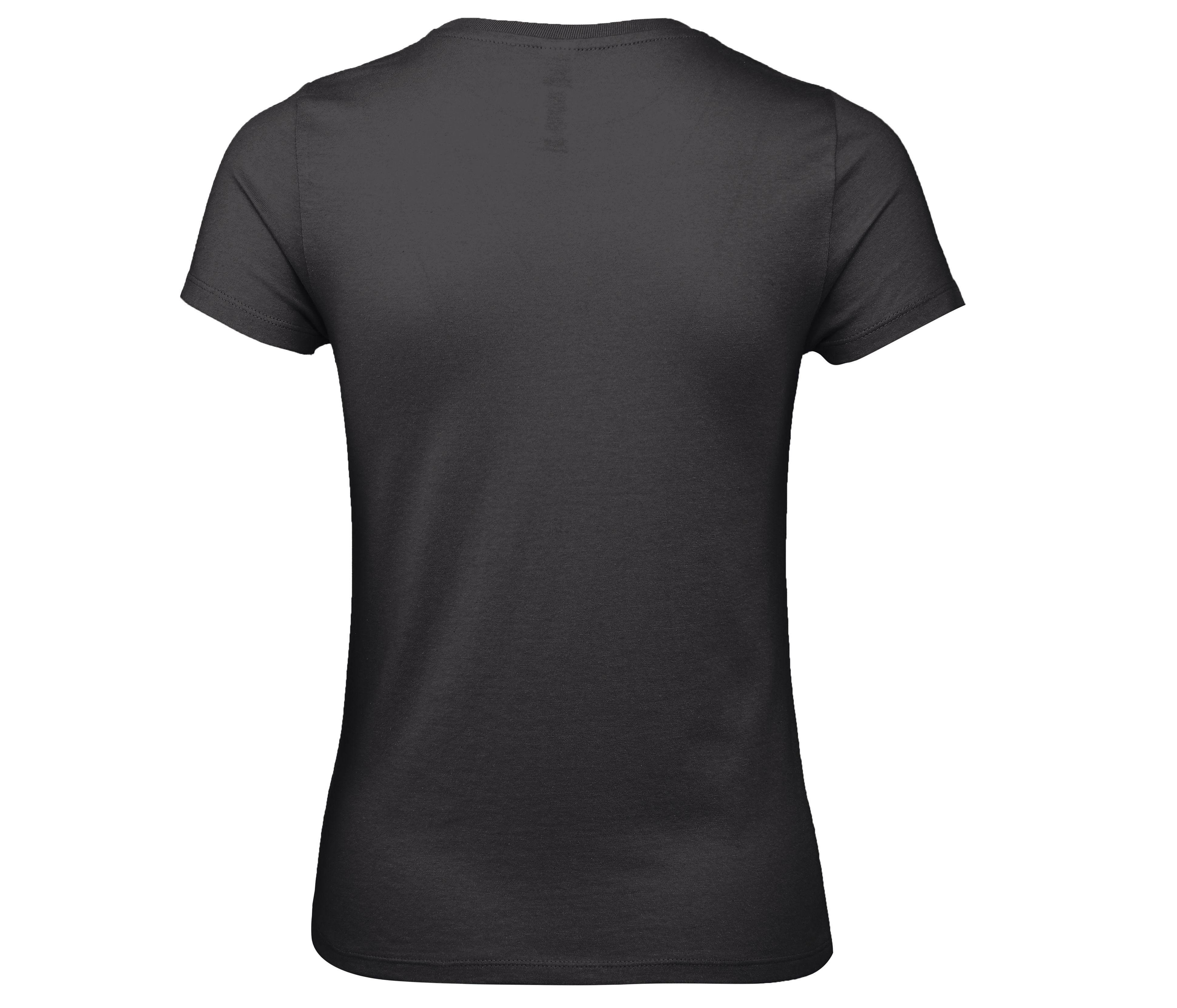 Tee-Shirt Femme Col Rond 150 - Black Pure