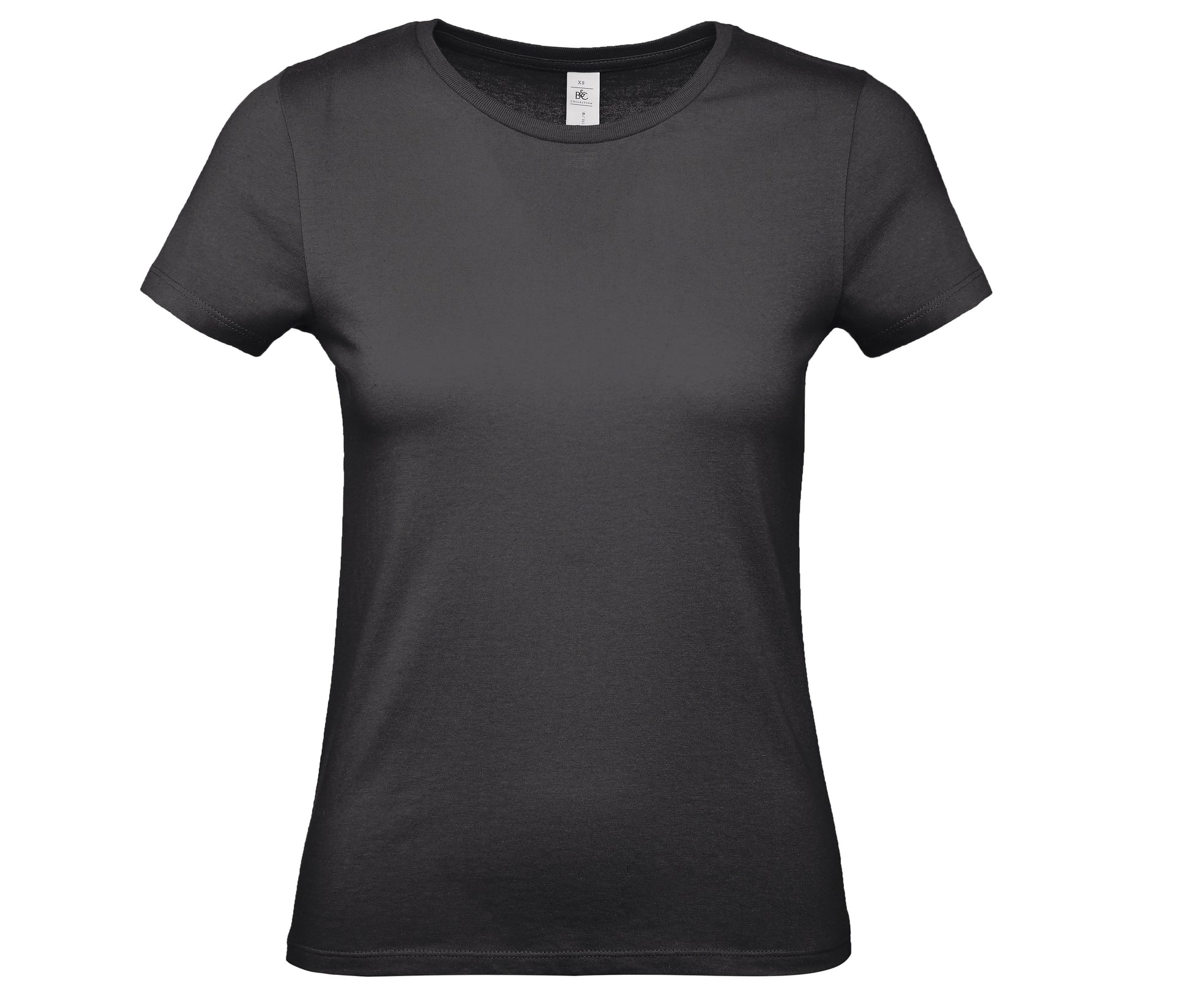 Tee-Shirt Femme Col Rond 150 - Black Pure