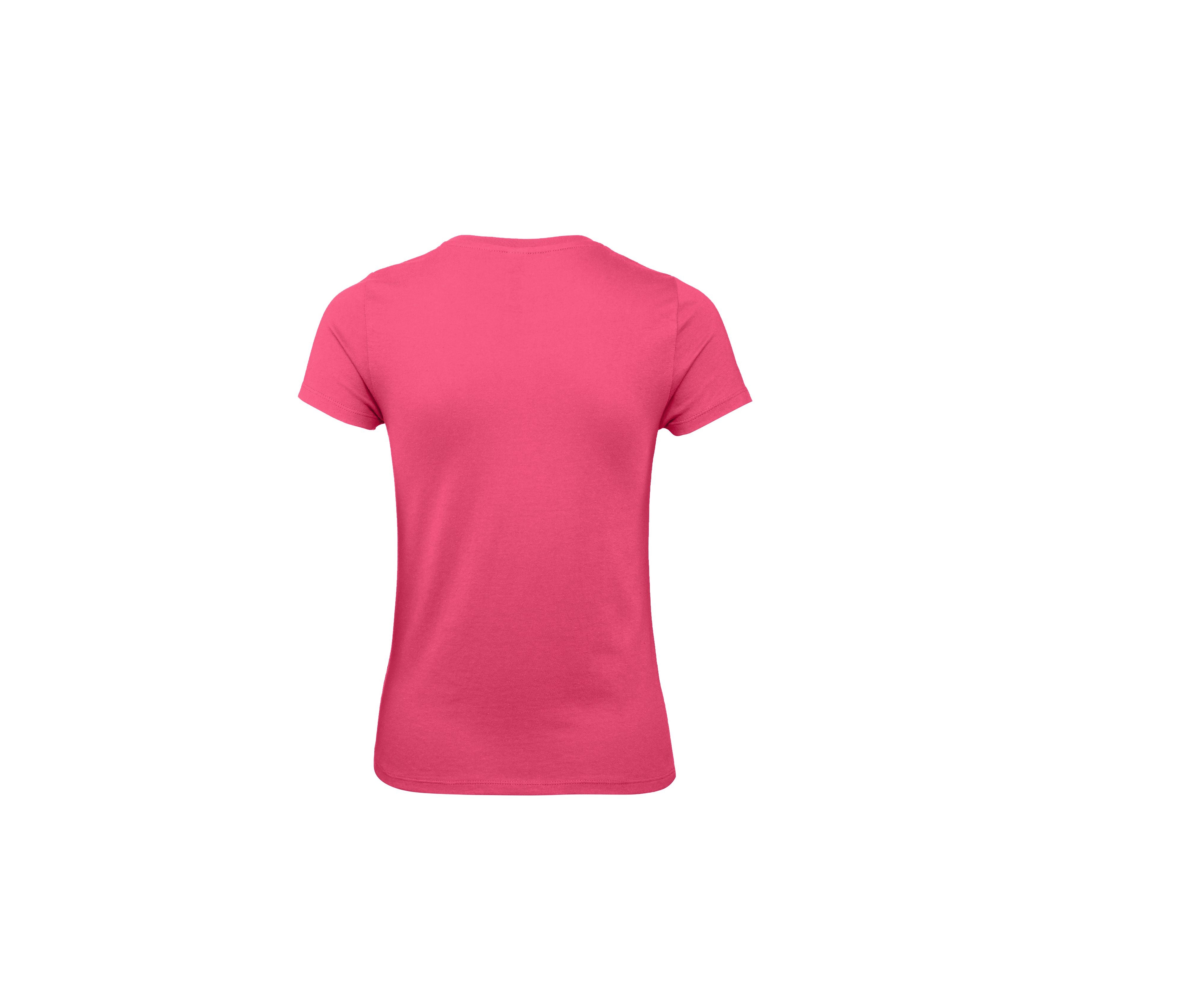Tee-Shirt Femme Col Rond 150 - Fuchsia
