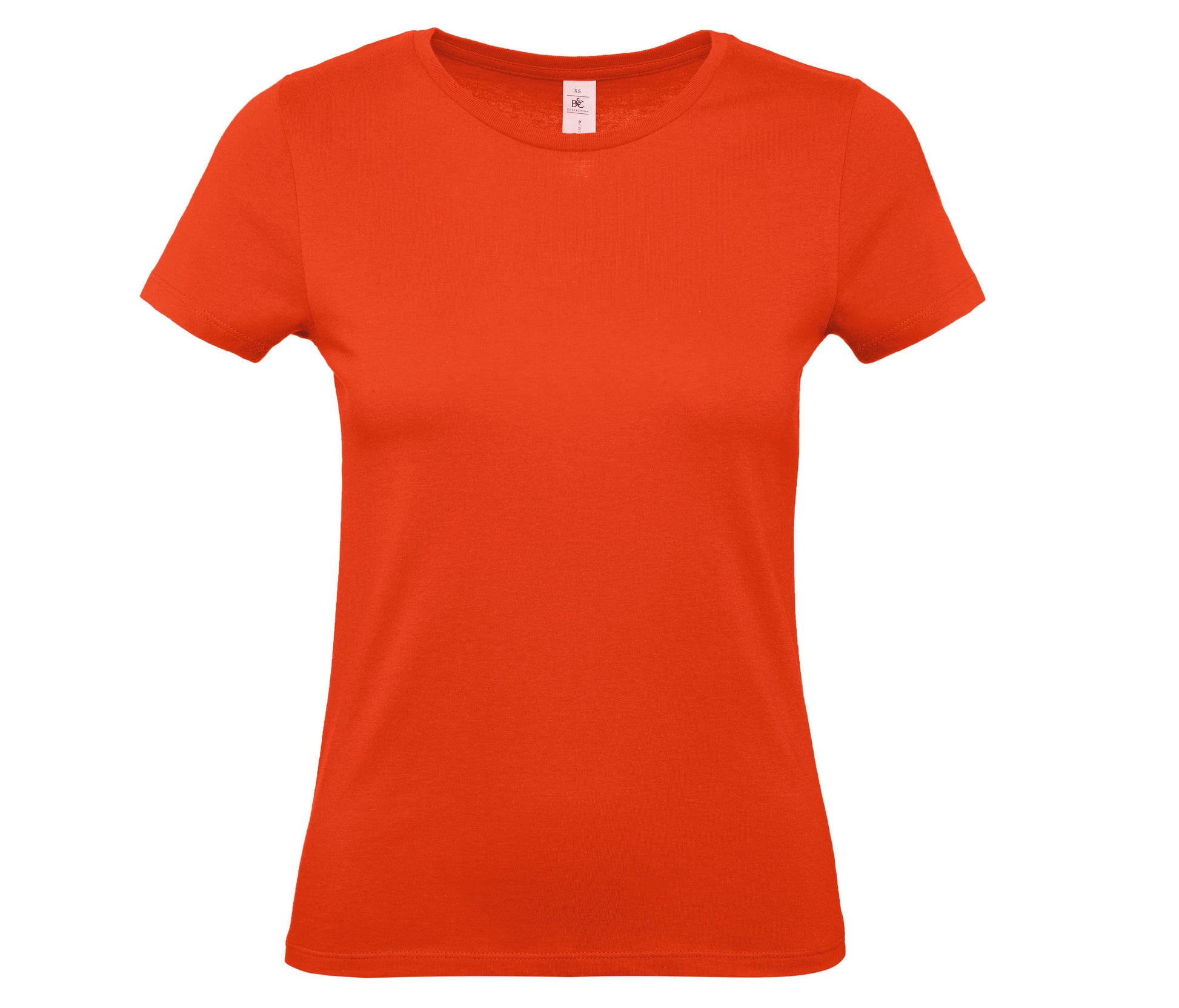 Tee-Shirt Femme Col Rond 150 - Fire Red