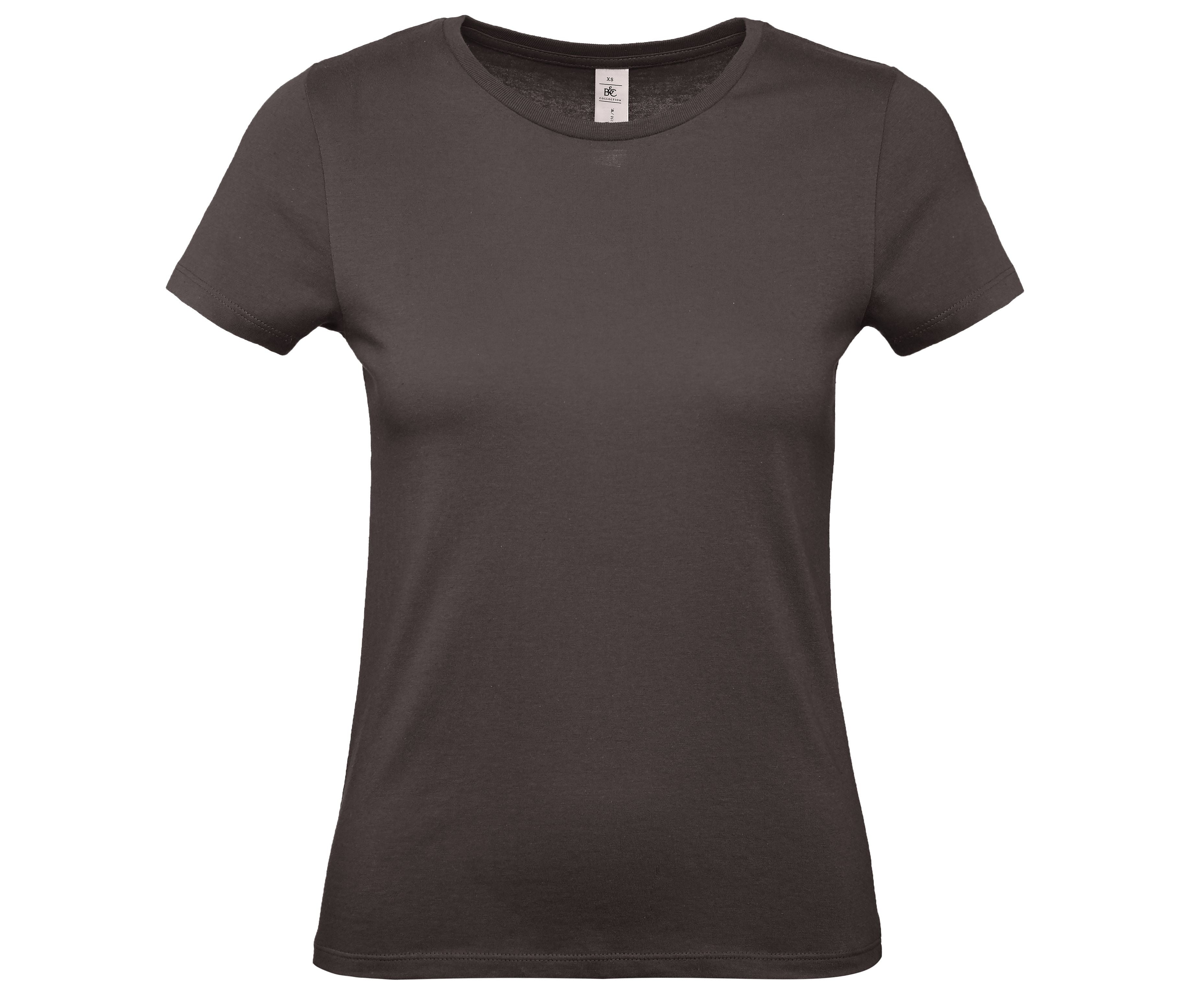Tee-Shirt Femme Col Rond 150 - Bear Brown