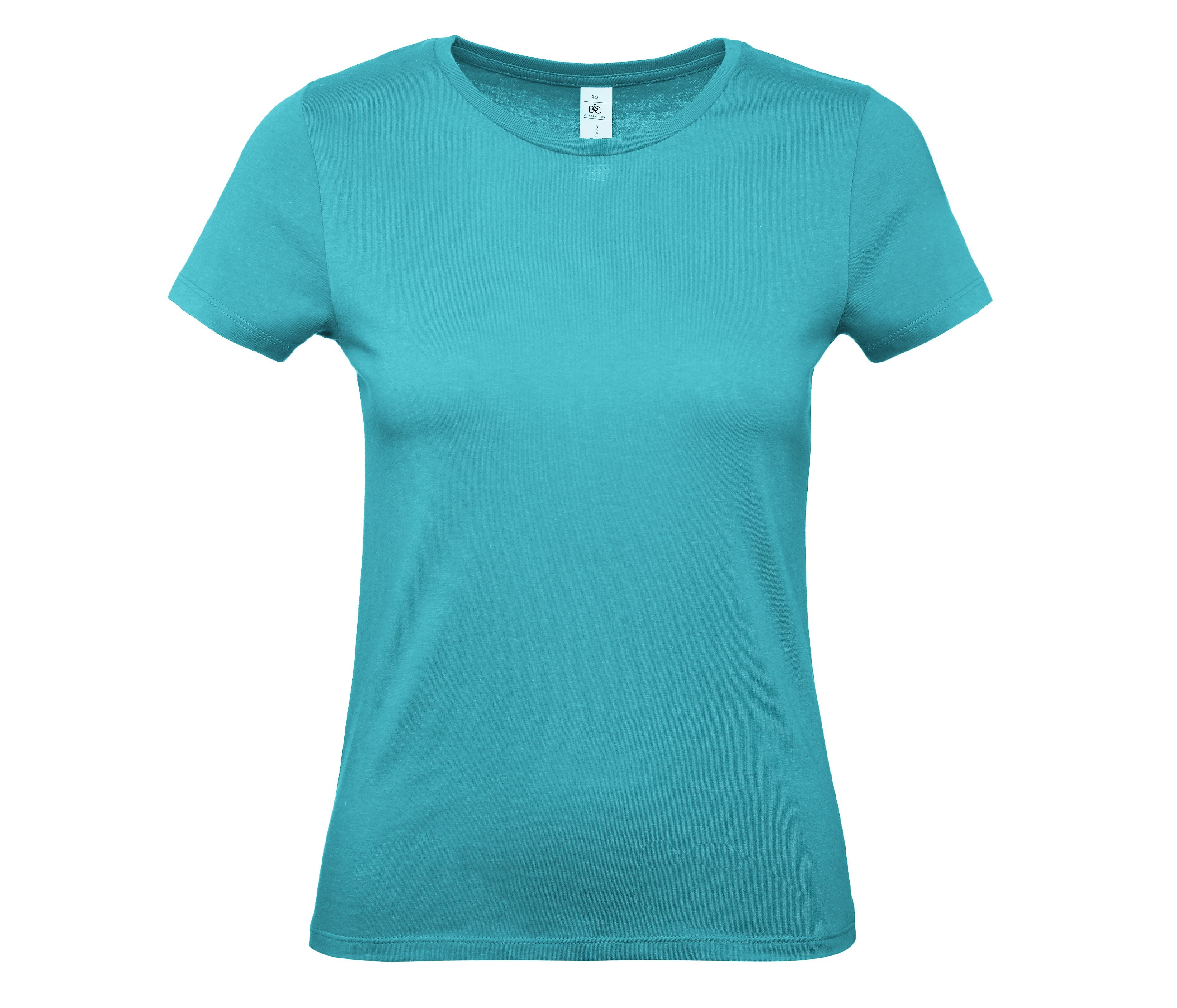 Tee-Shirt Femme Col Rond 150 - Real Turquoise