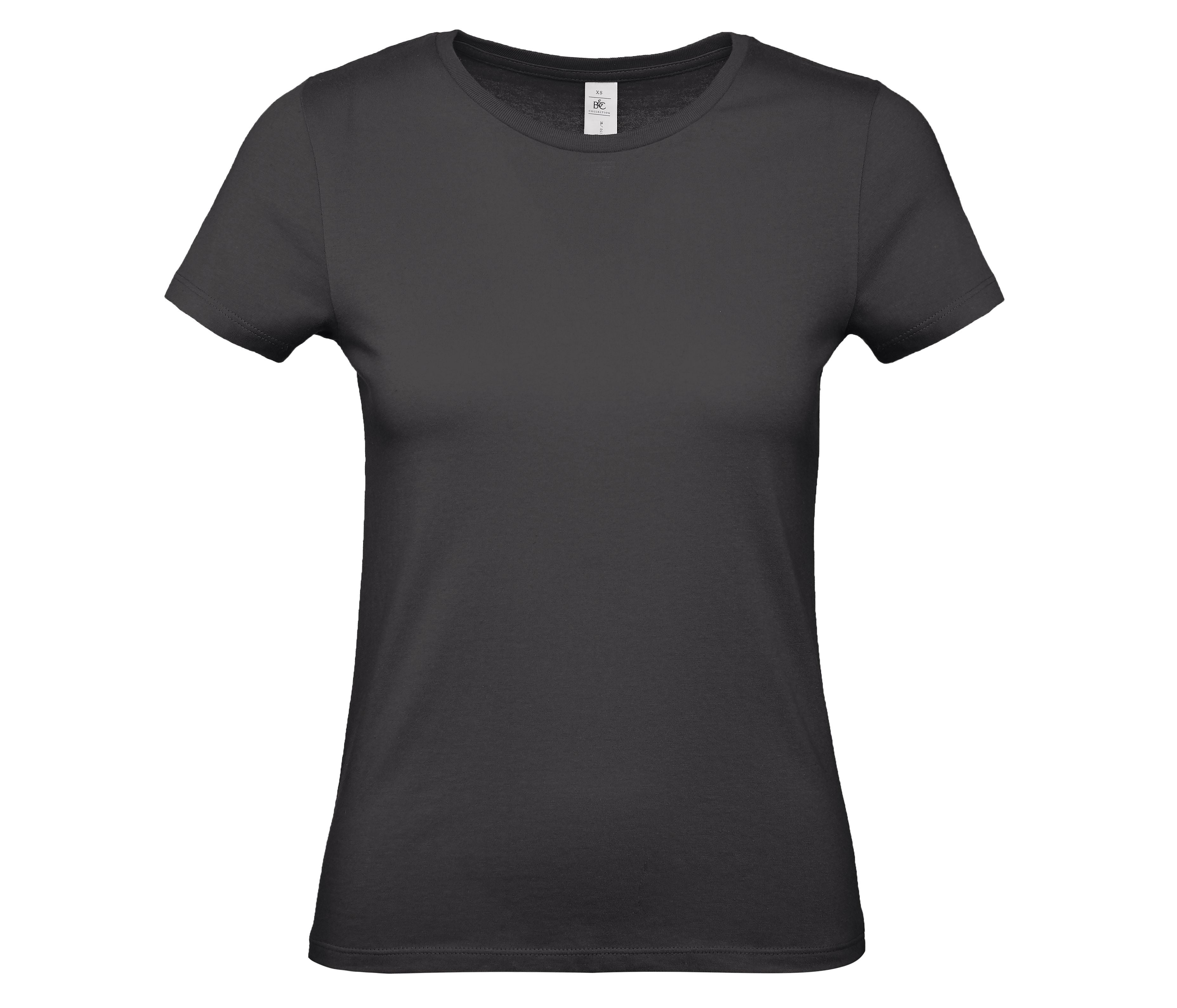 Tee-Shirt Femme Col Rond 150 - Used Black