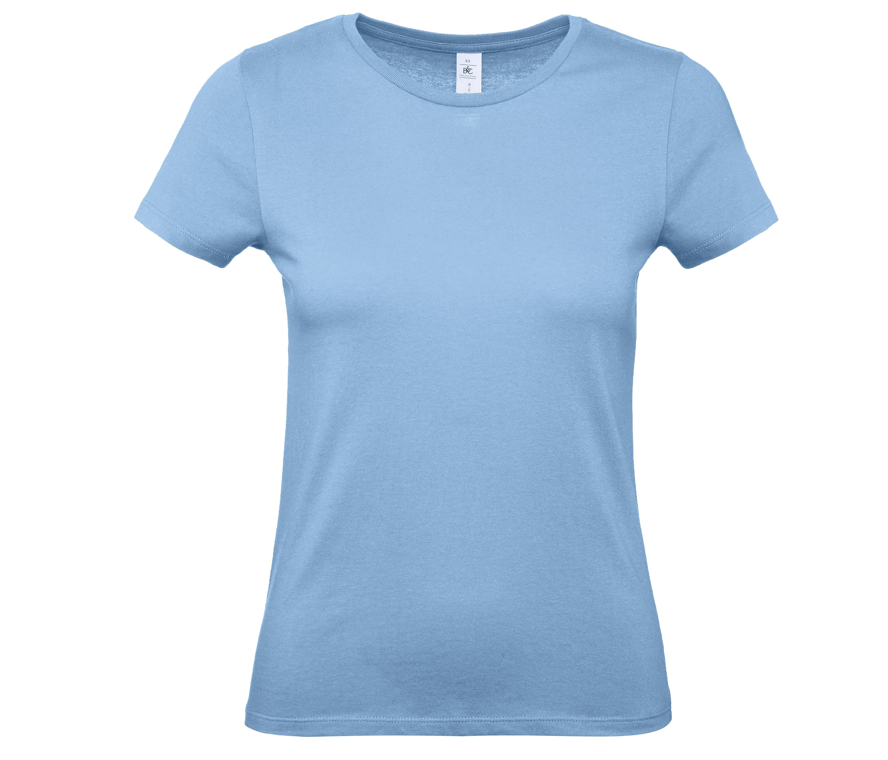 Tee-Shirt Femme Col Rond 150 - Sky