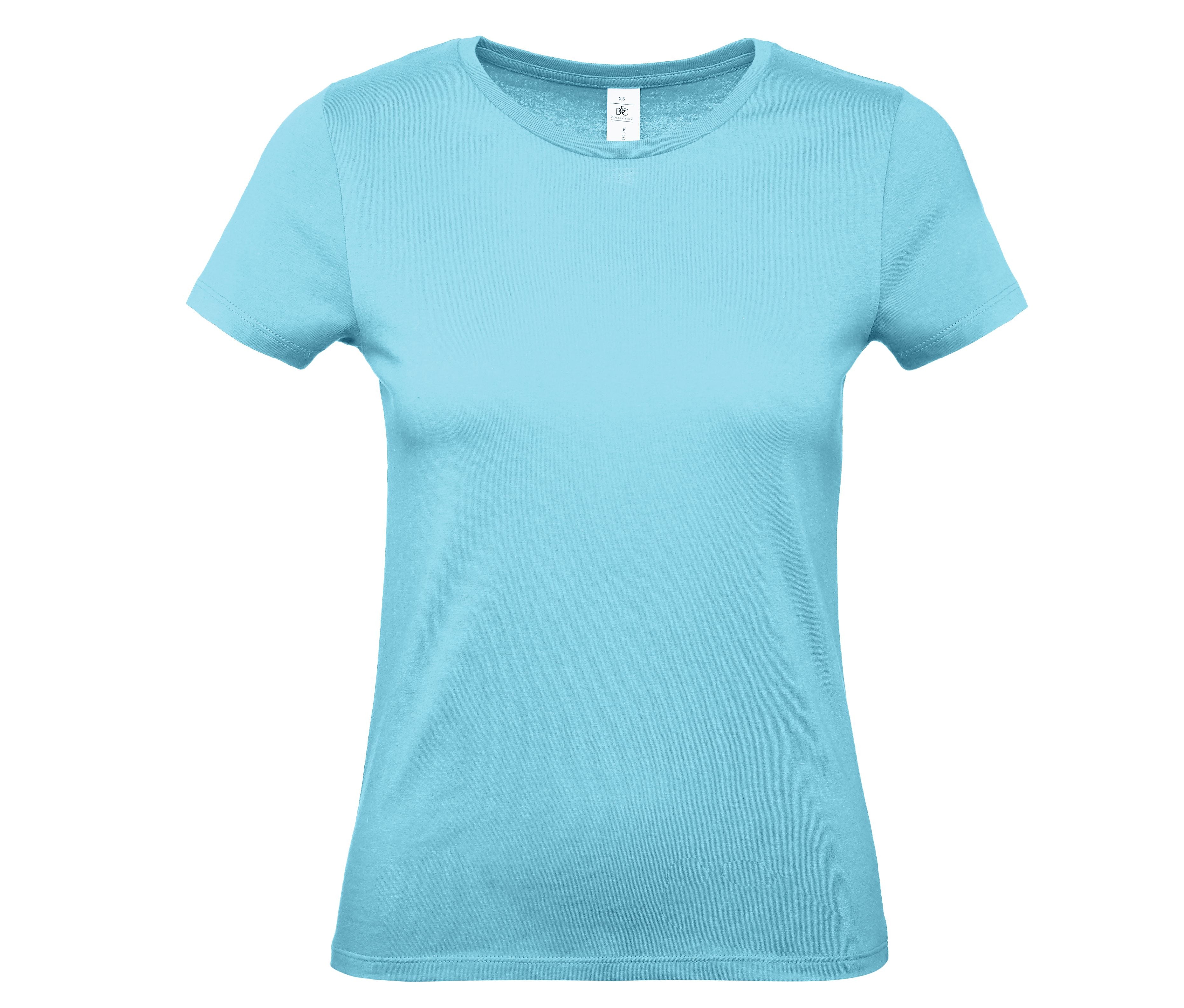 Tee-Shirt Femme Col Rond 150 - Turquoise