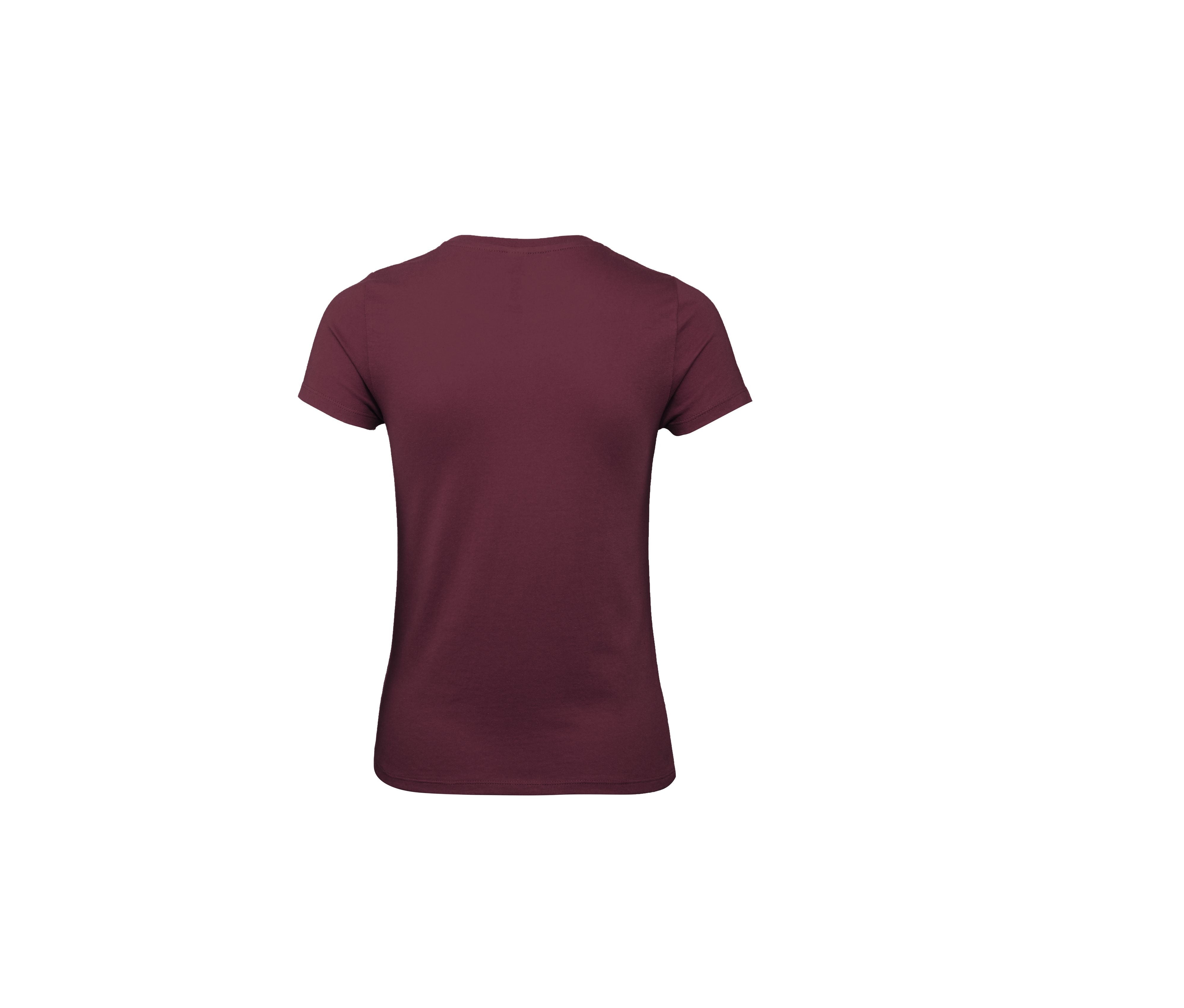 Tee-Shirt Femme Col Rond 150 - Burgundy