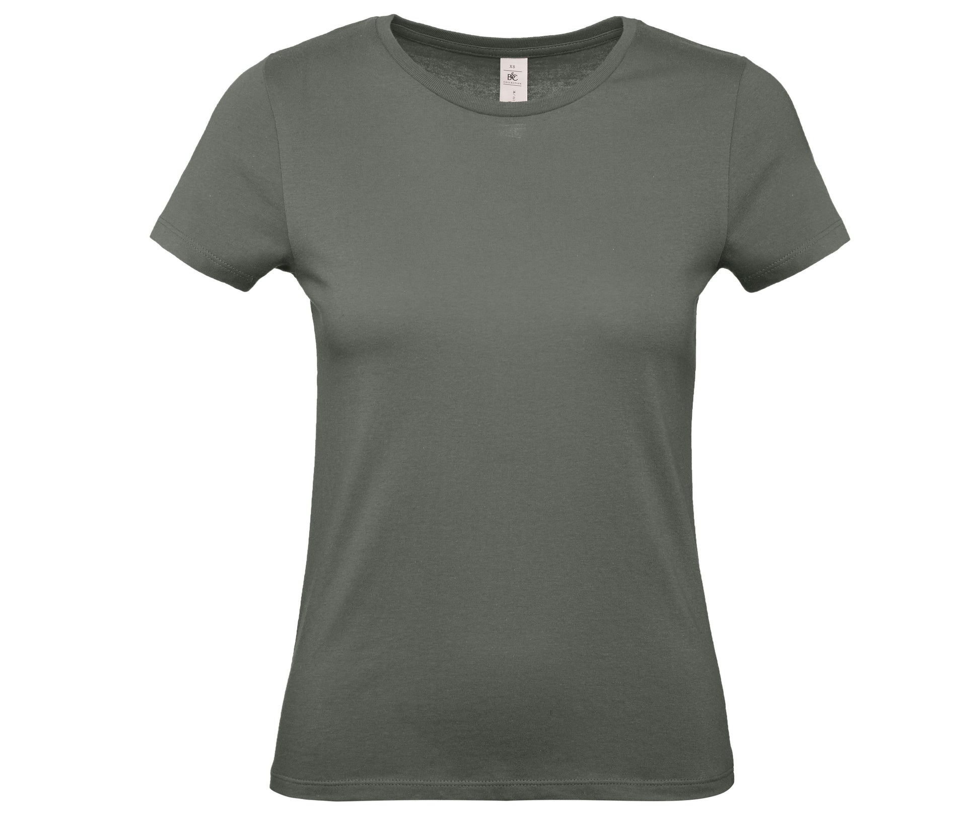 Tee-Shirt Femme Col Rond 150 - Millennial Khaki