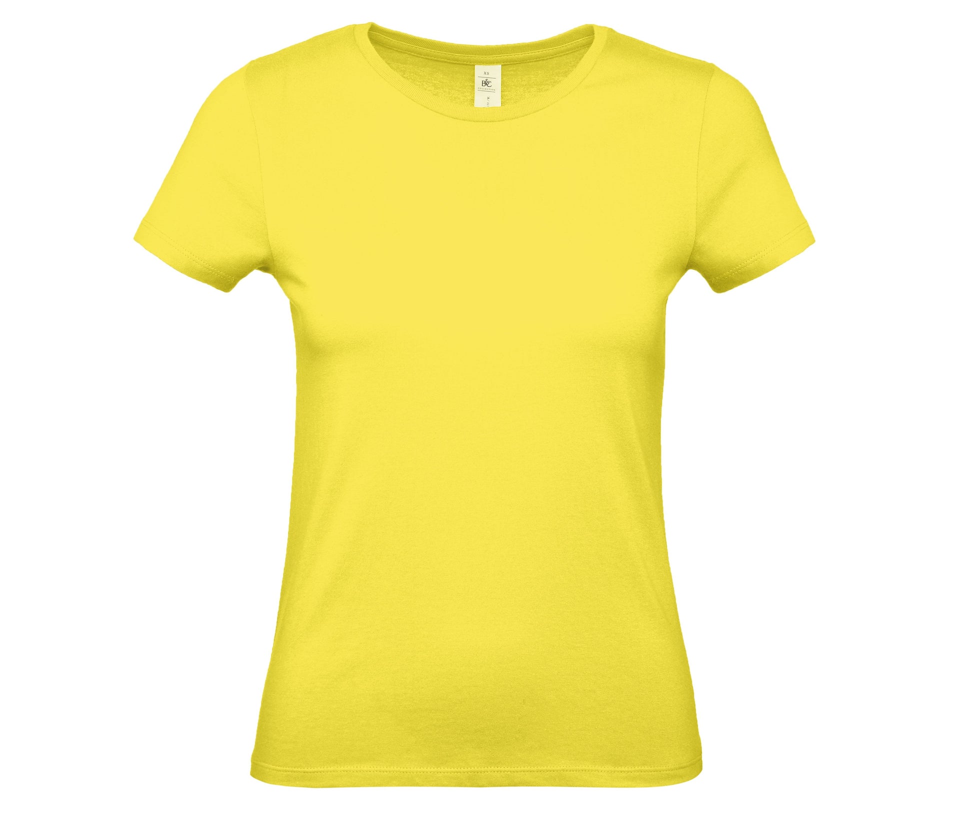Tee-Shirt Femme Col Rond 150 - Solar Yellow