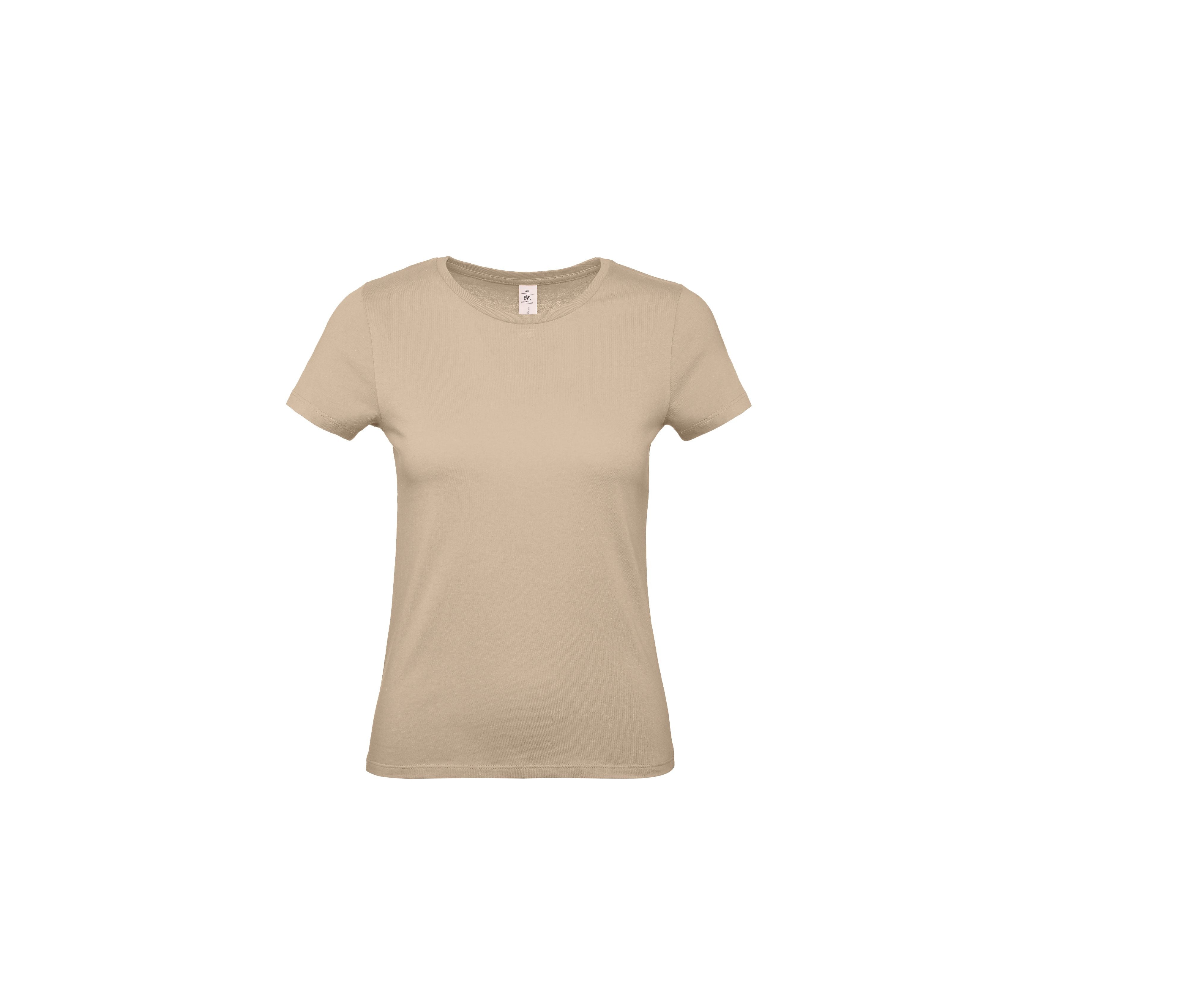 Tee-Shirt Femme Col Rond 150 - Sand
