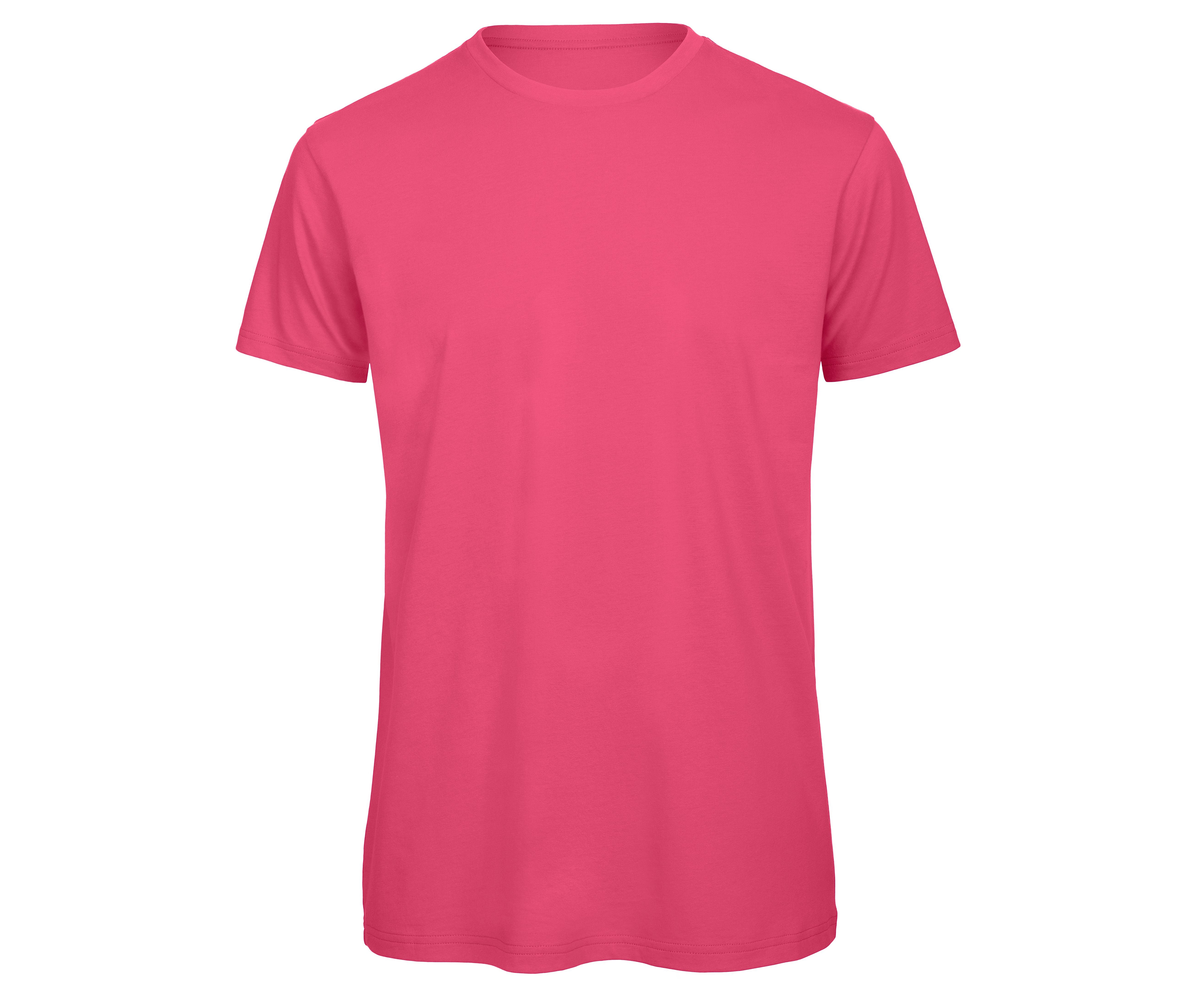 Tee-Shirt Homme Coton Bio - Fuchsia