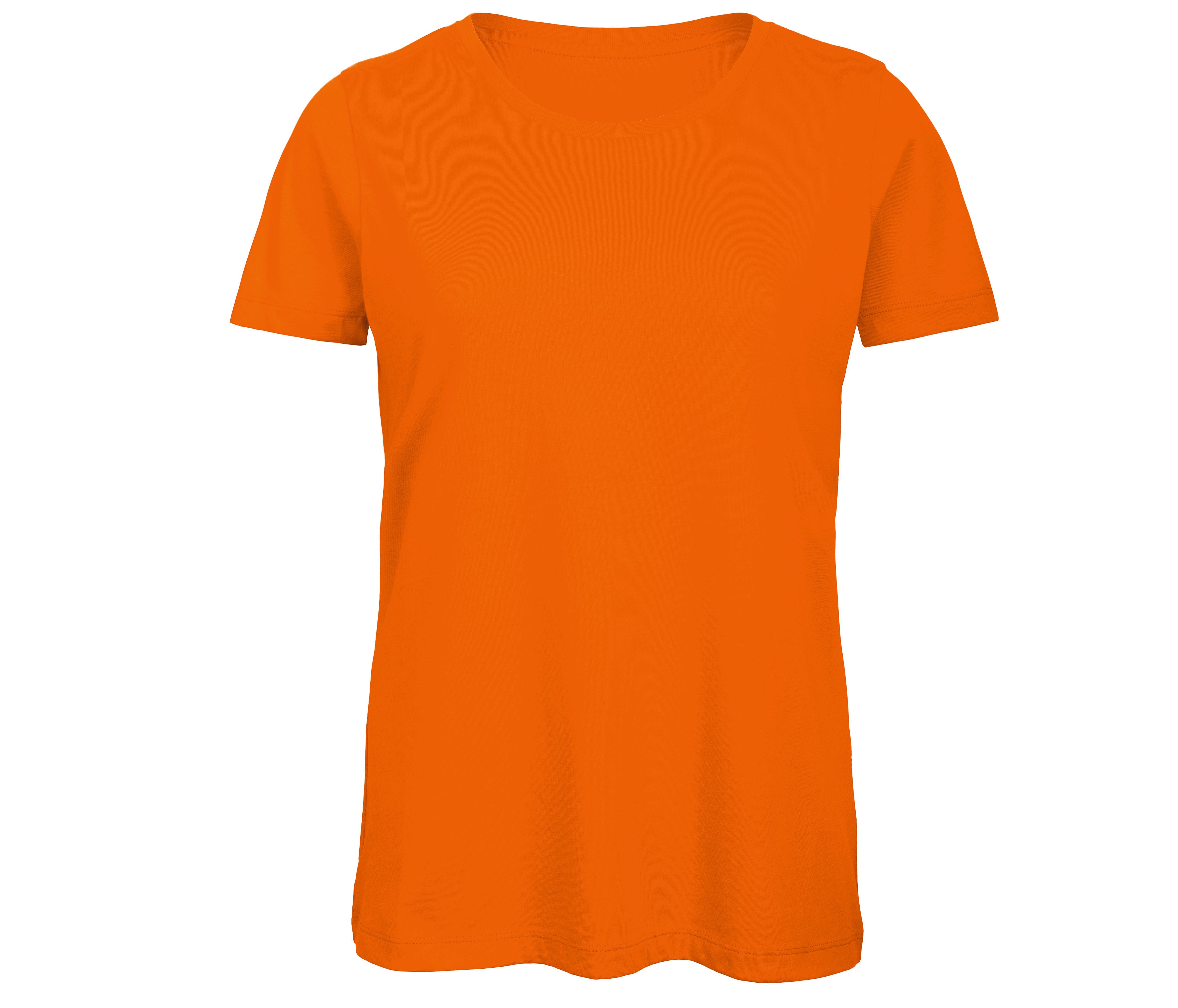 Tee-Shirt Femme Coton Bio - Orange