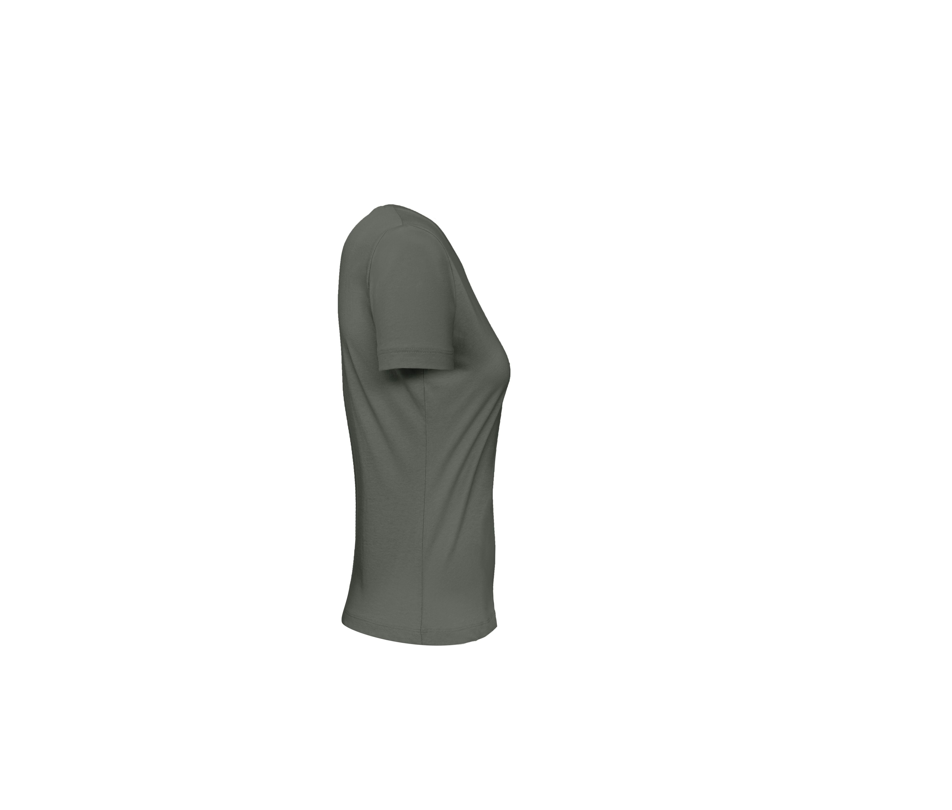 Tee-Shirt Femme Coton Bio - Millennial Khaki