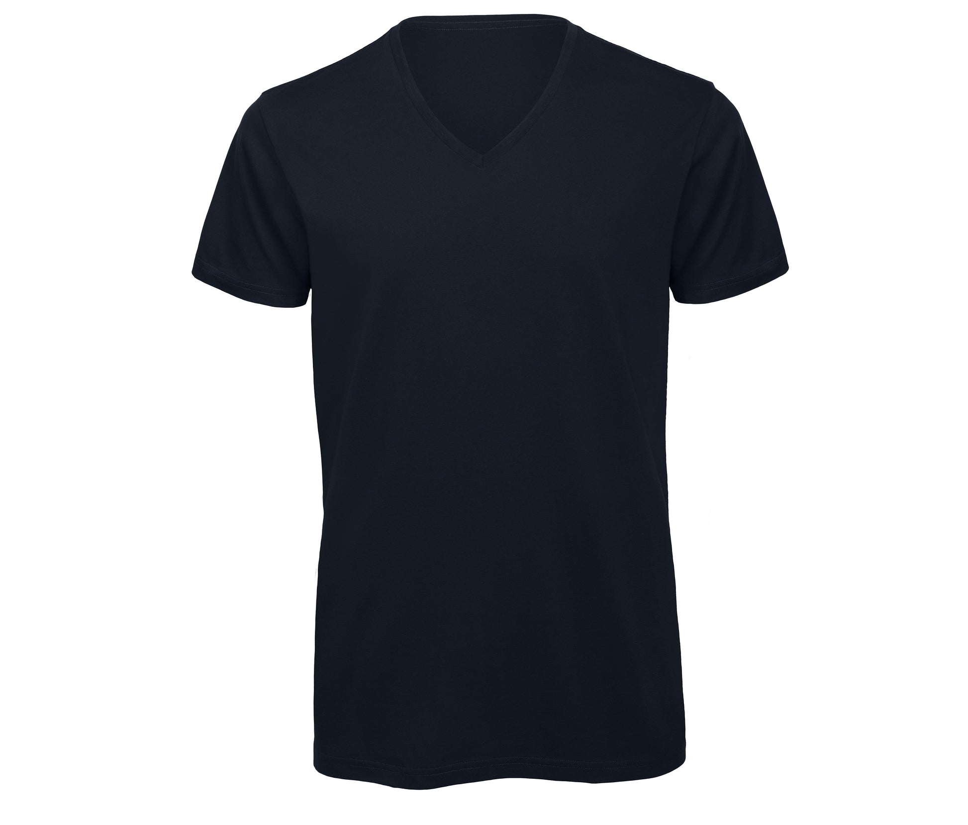 Tee-Shirt Homme Col V en Coton Bio - Navy