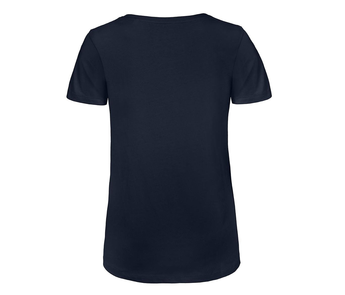 Tee-Shirt Femme Col V en Coton Bio - Navy